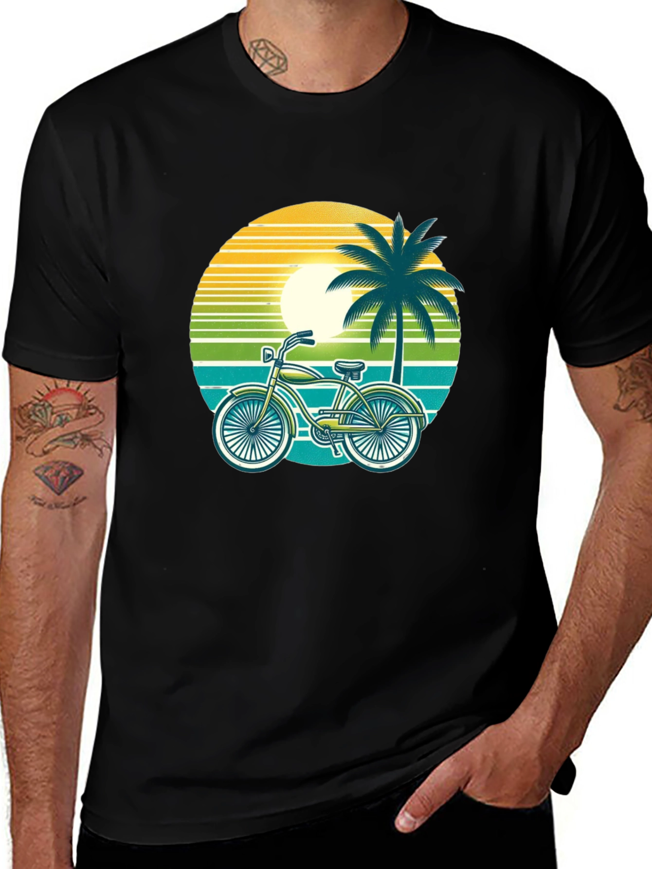 Retro Beach Cruiser Graphic Tee