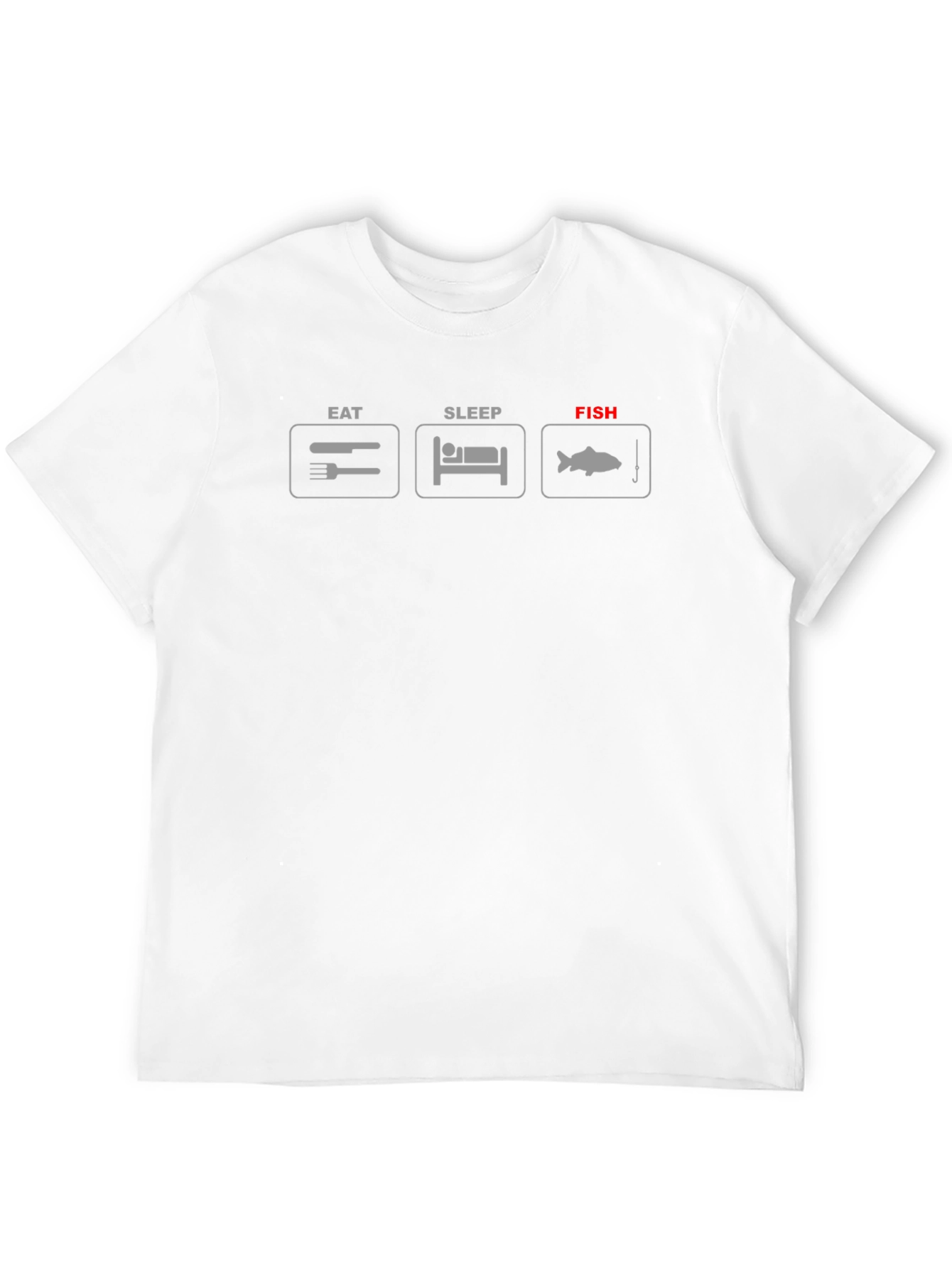 Eat Sleep Fish T-Shirt - Fishermans Essential