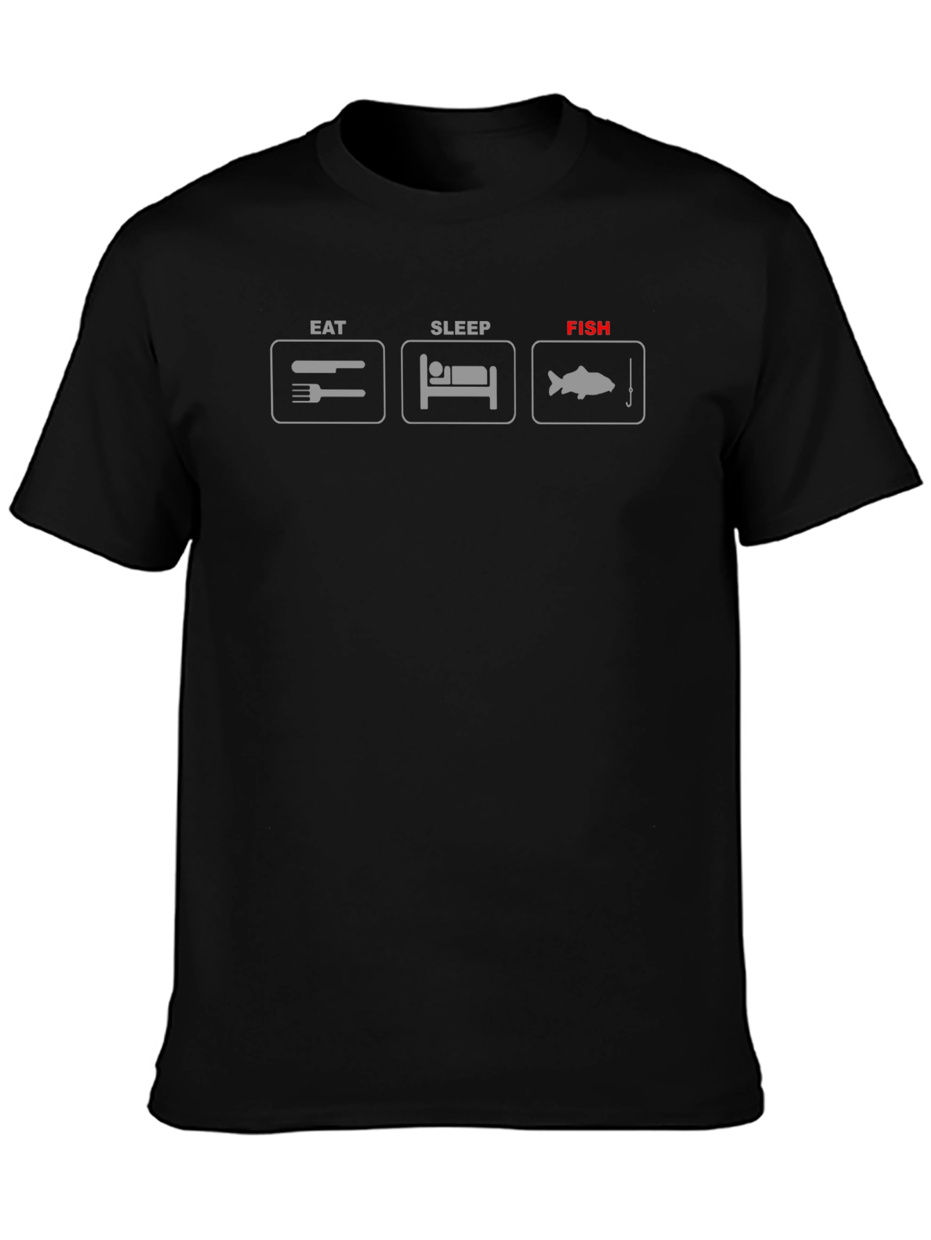 Eat Sleep Fish T-Shirt - Fishermans Essential