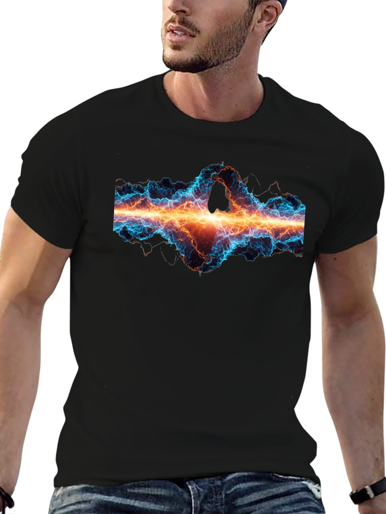 Electric Bolt T-Shirt - Unique Graphic Tee