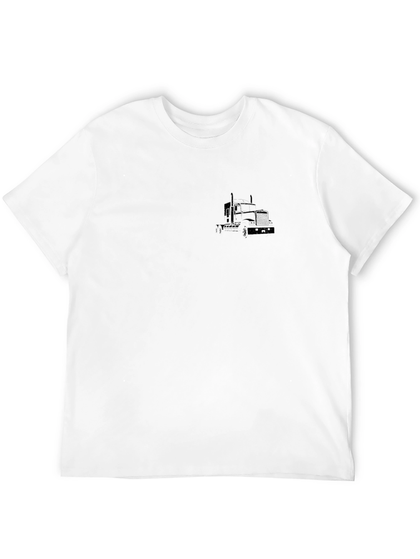 Mens Truck Graphic Black T-Shirt