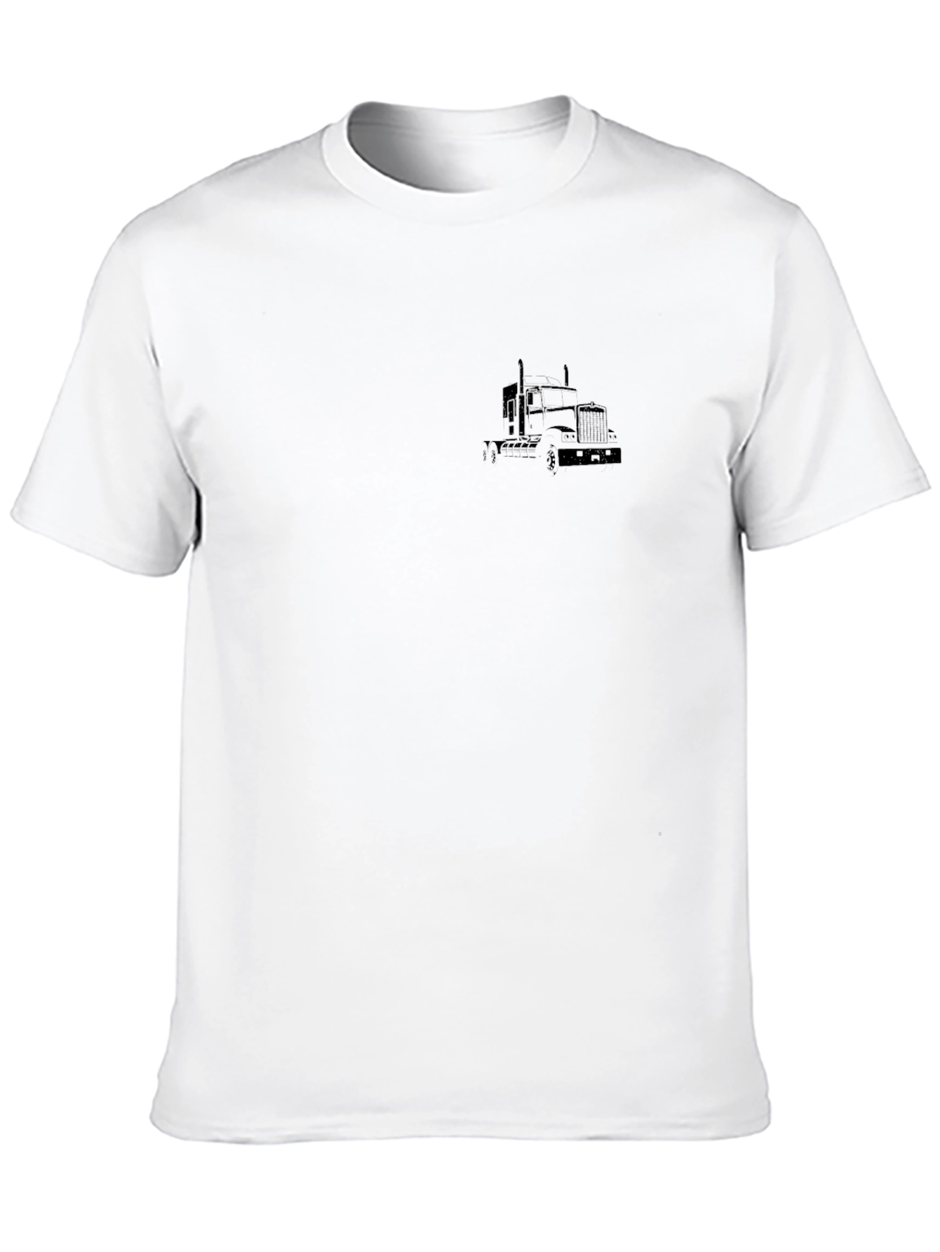 Mens Truck Graphic Black T-Shirt