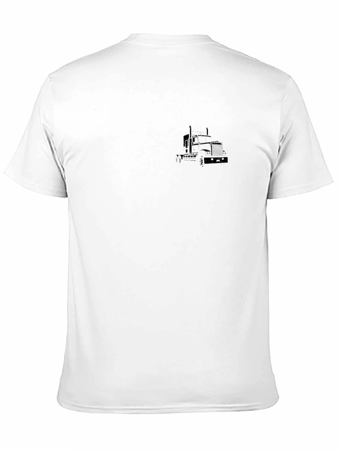Mens Truck Graphic Black T-Shirt
