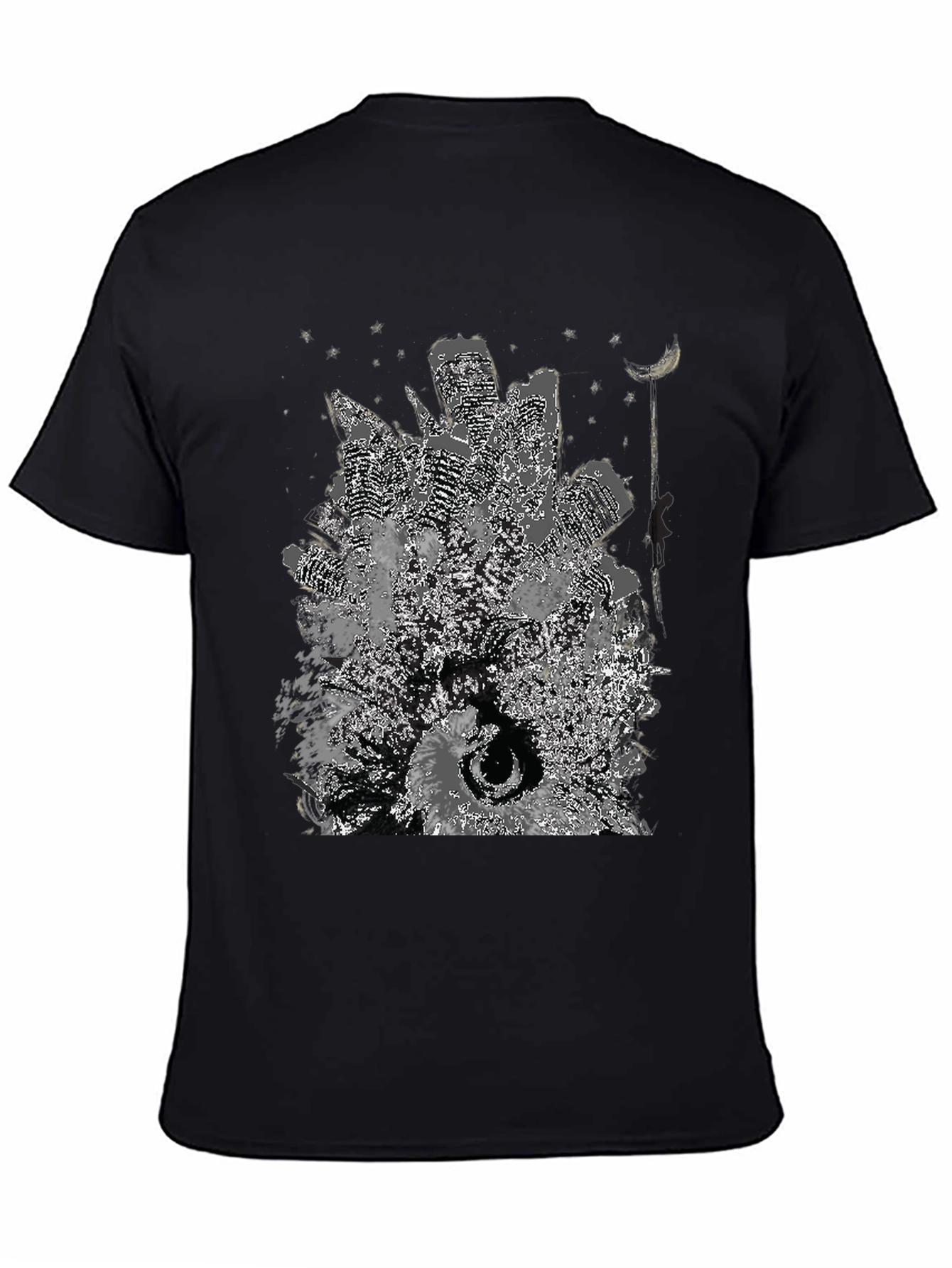 Cityscape Graphic Tee - Unique Urban Art Shirt