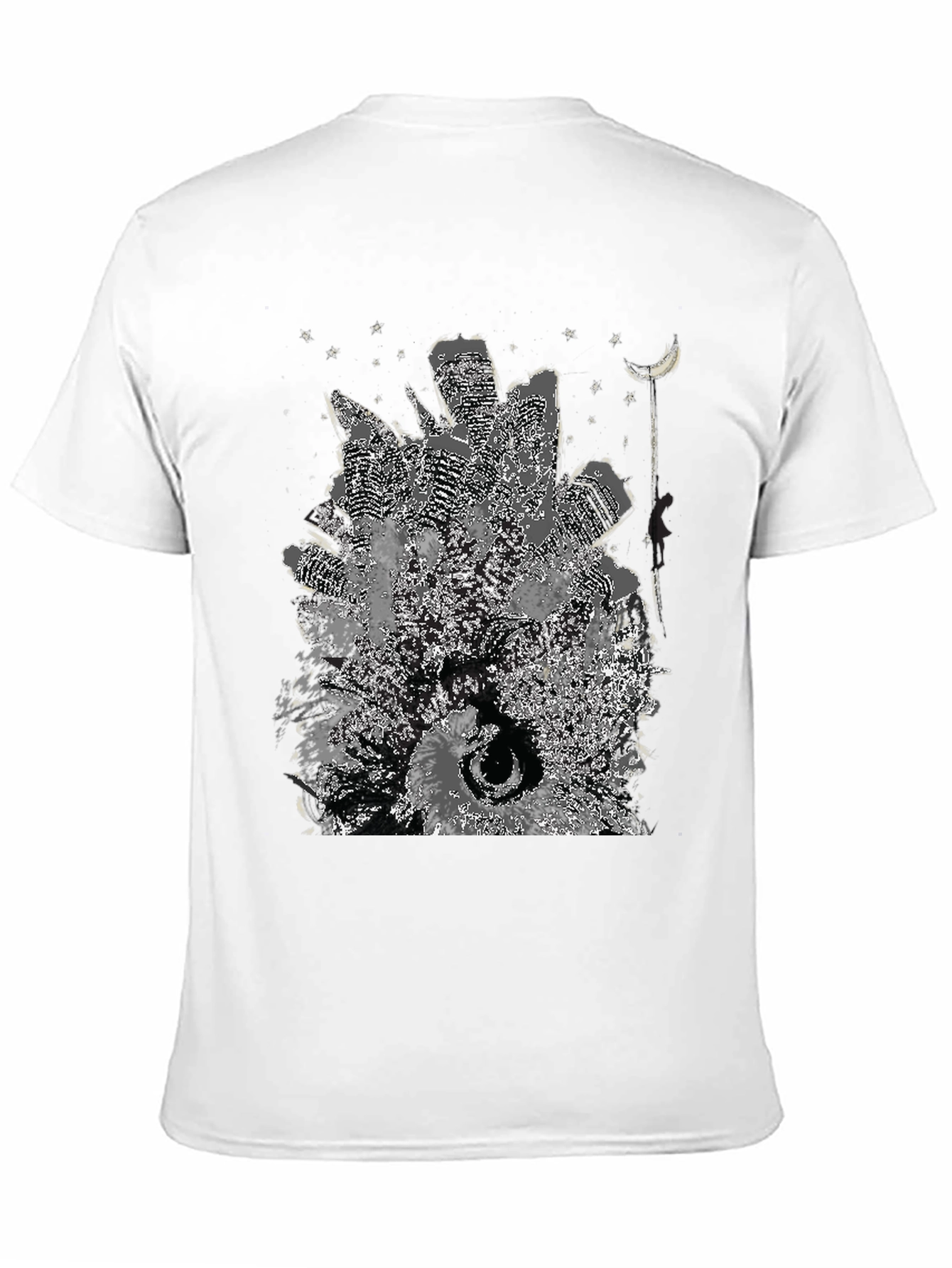 Cityscape Graphic Tee - Unique Urban Art Shirt