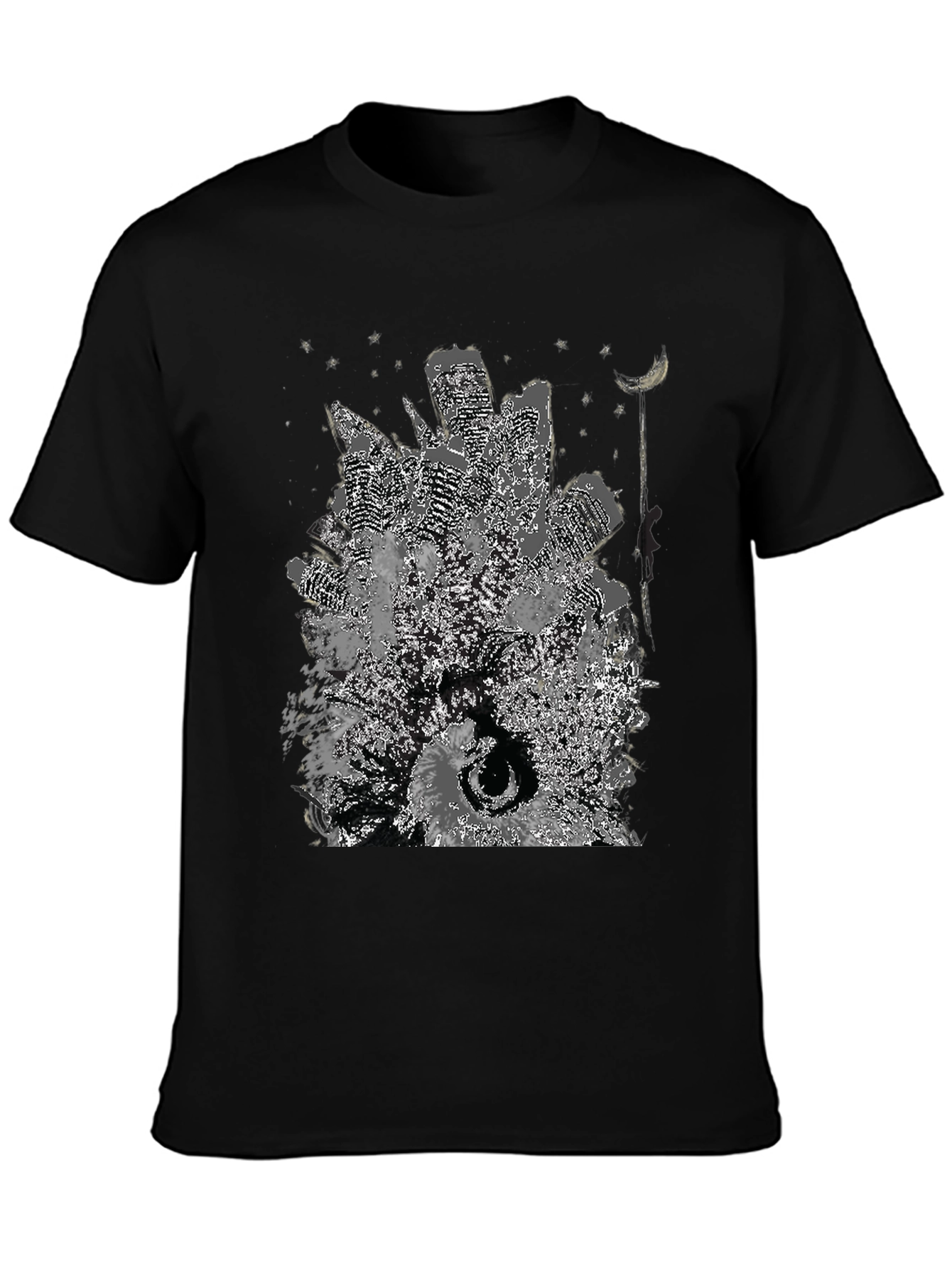 Cityscape Graphic Tee - Unique Urban Art Shirt
