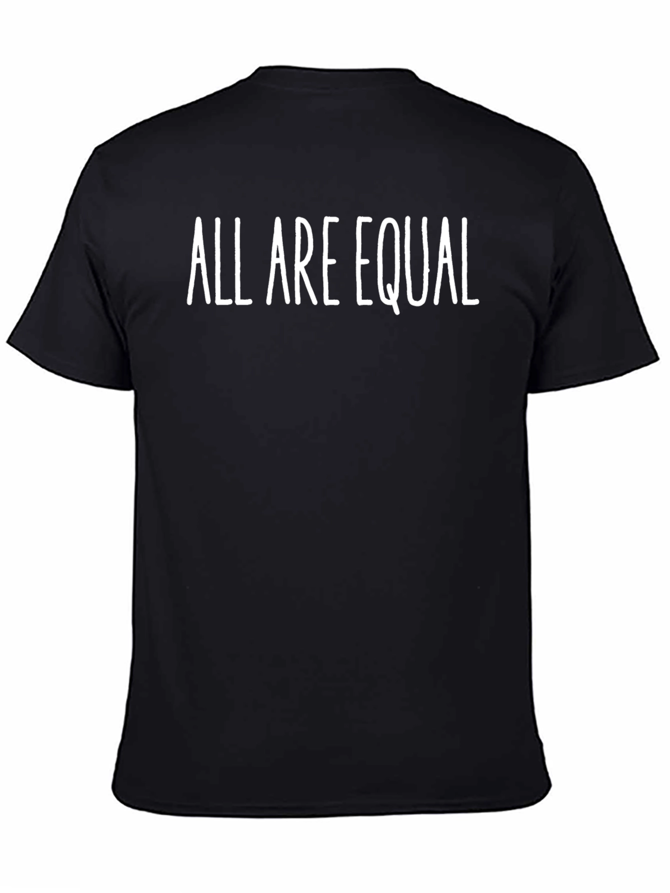 All Are Equal Black Graphic Tee