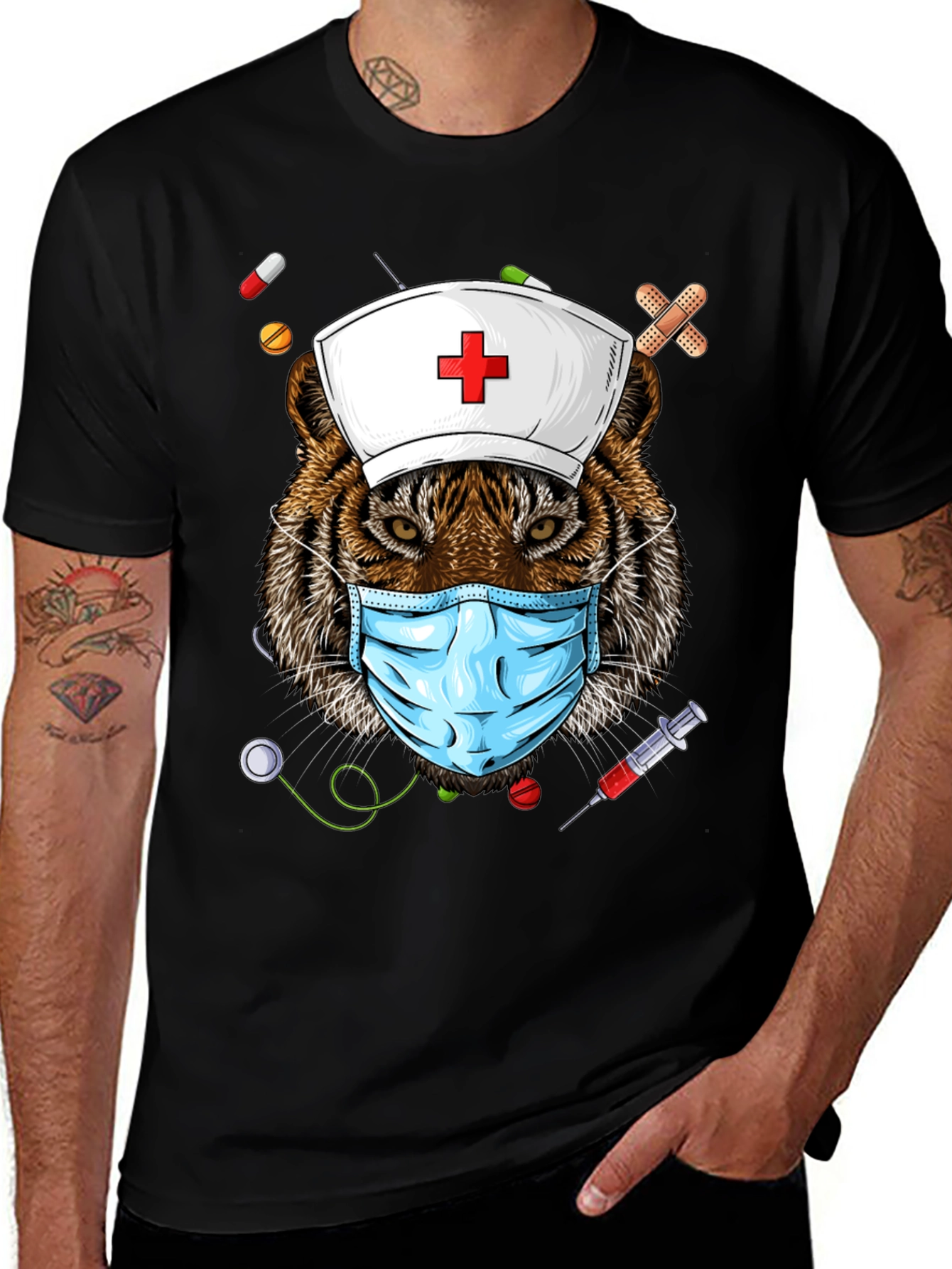Tiger Nurse T-Shirt: A Fun Unique Design