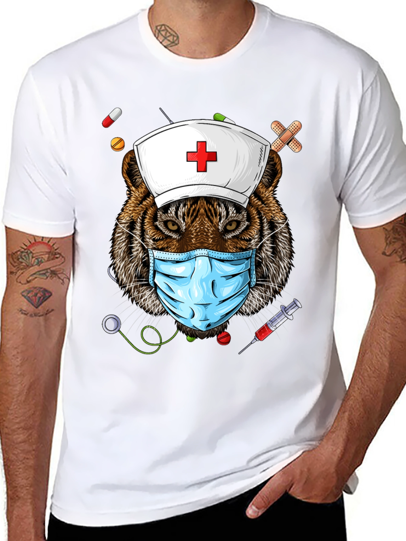 Tiger Nurse T-Shirt: A Fun Unique Design