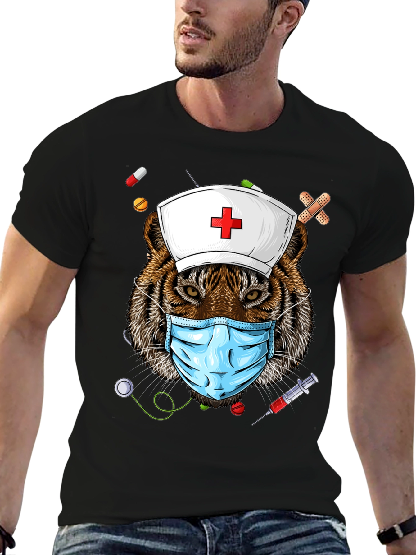 Tiger Nurse T-Shirt: A Fun Unique Design