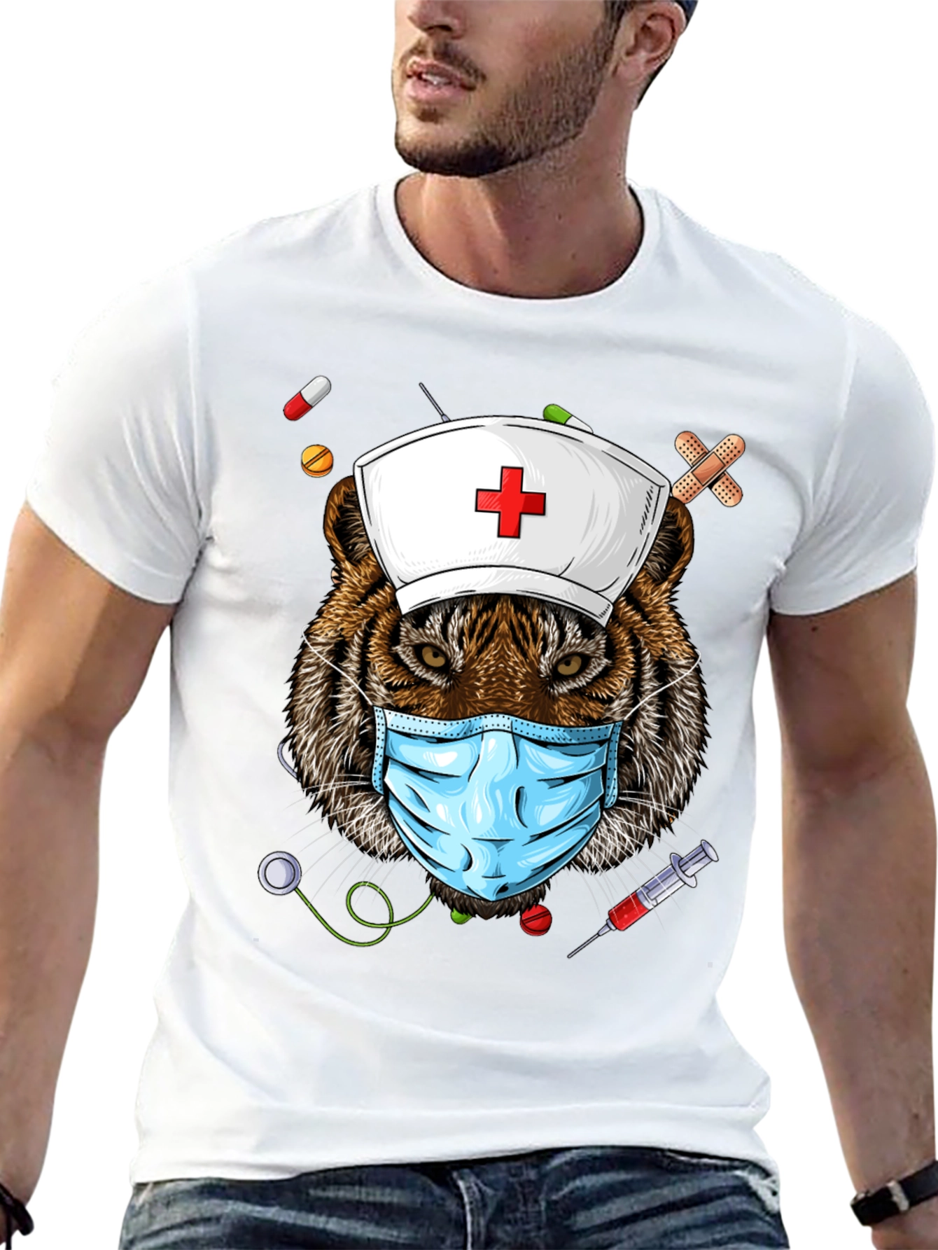 Tiger Nurse T-Shirt: A Fun Unique Design