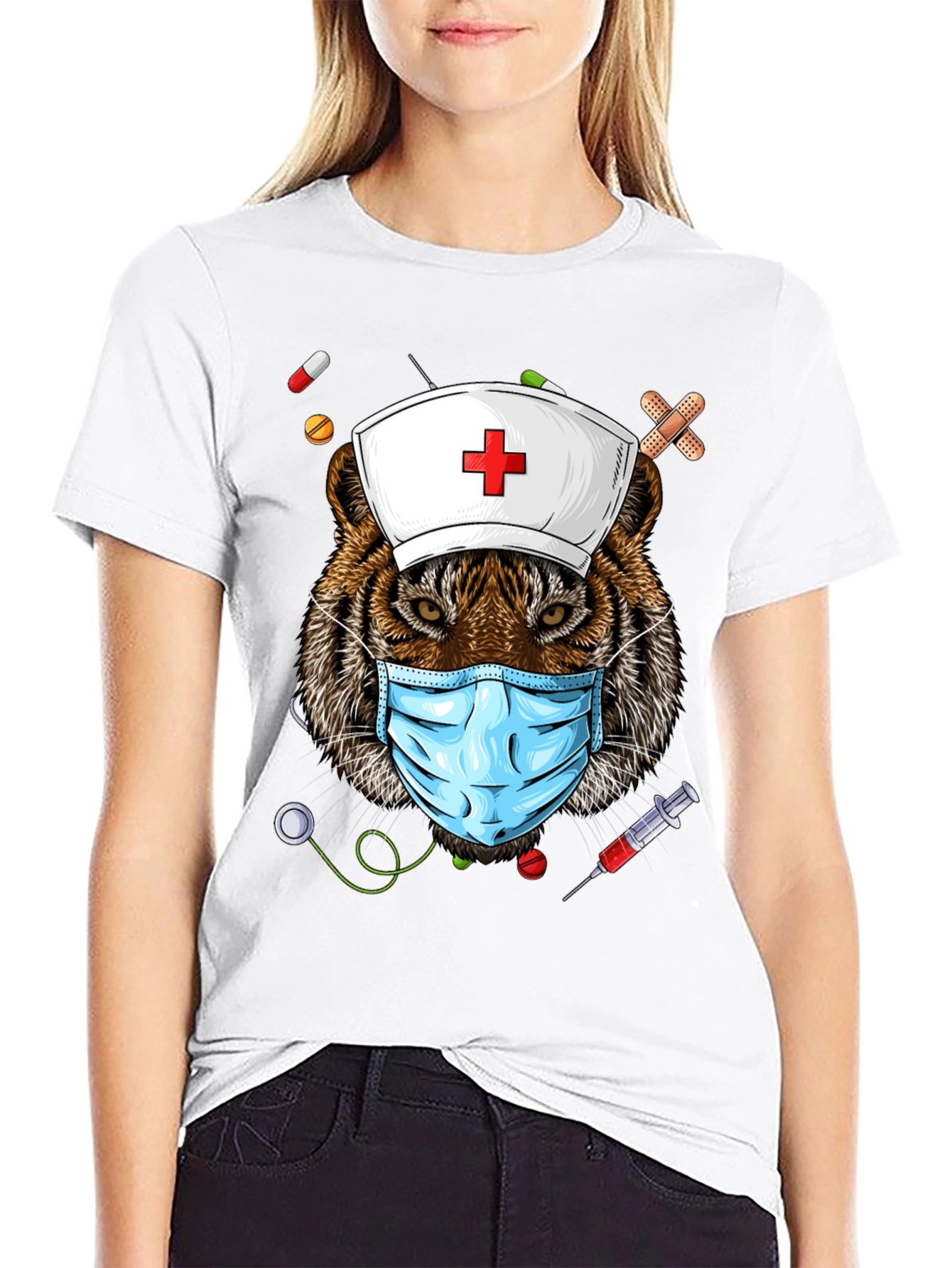 Tiger Nurse T-Shirt: A Fun Unique Design