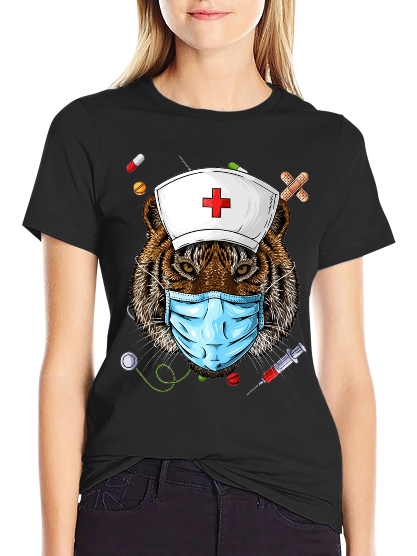 Tiger Nurse T-Shirt: A Fun Unique Design