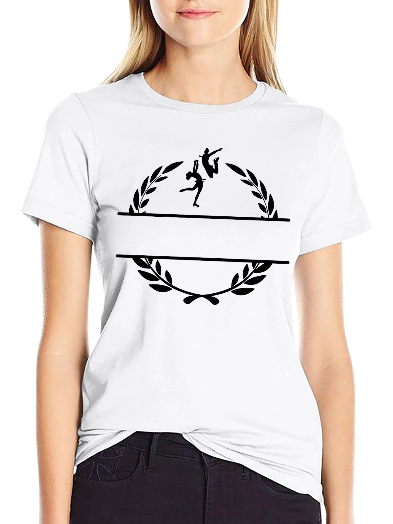 Figure Skating Split Name T-Shirt