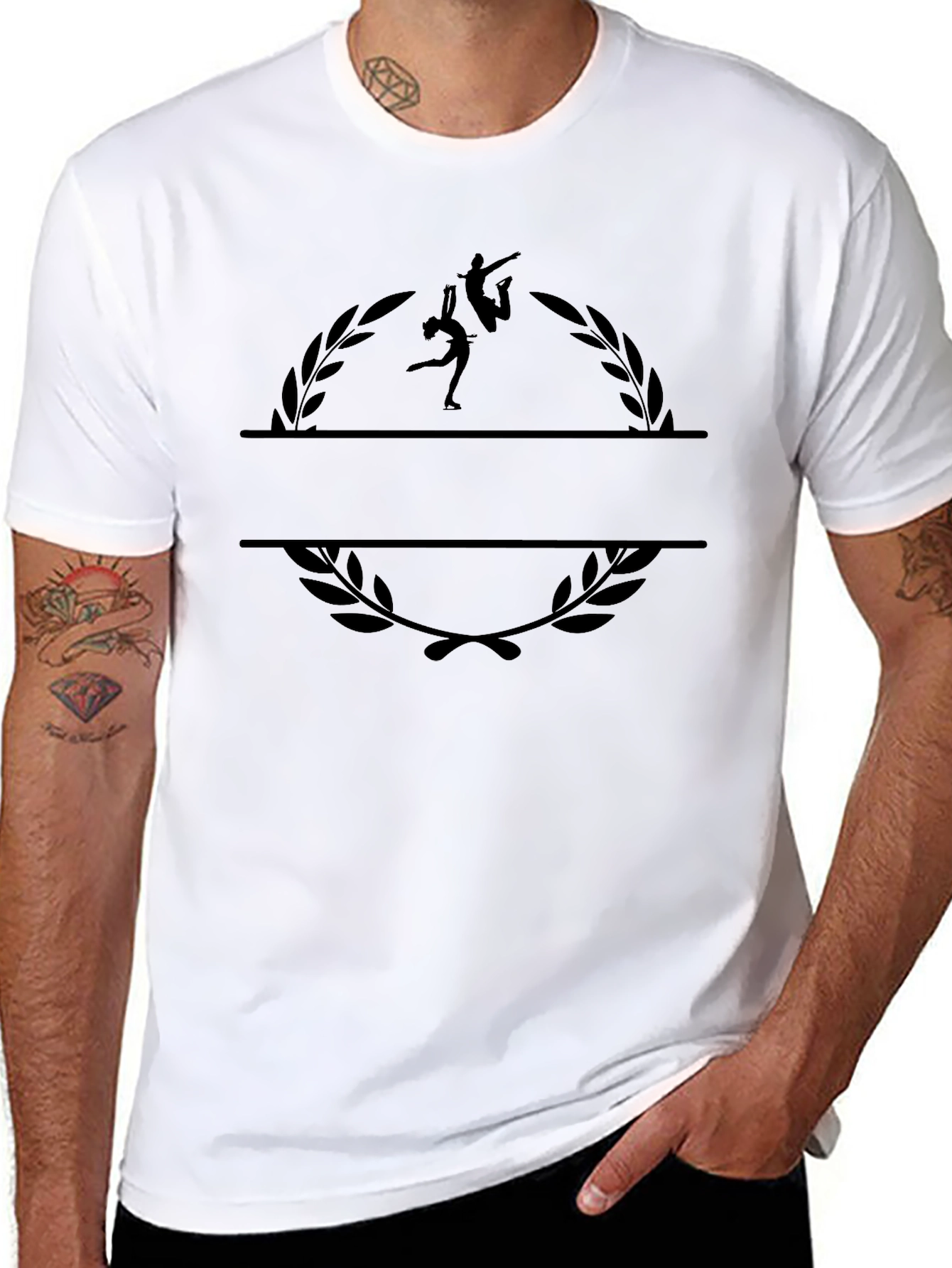 Figure Skating Split Name T-Shirt