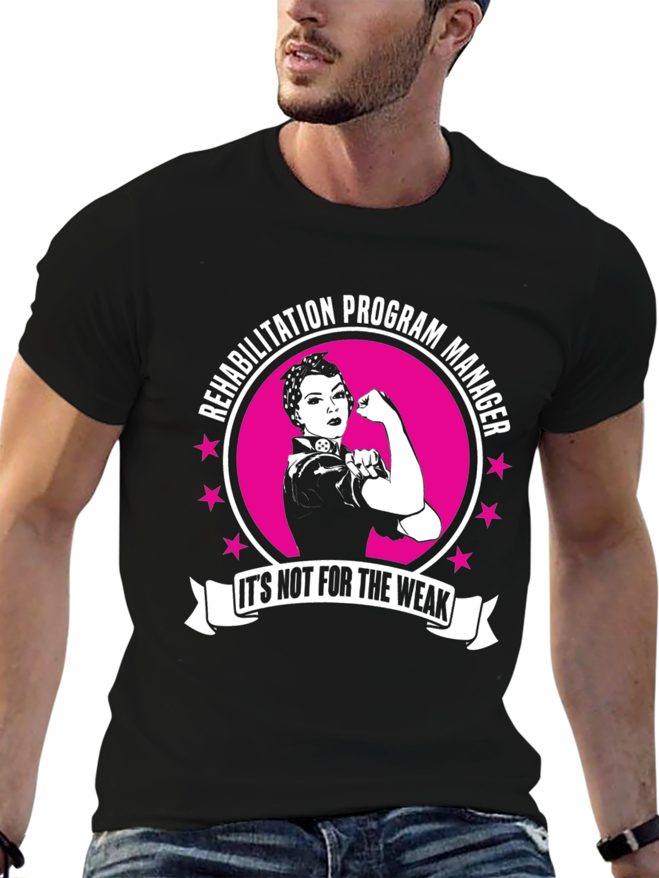 Rehabilitation Program Manager Rosie the Riveter T-Shirt