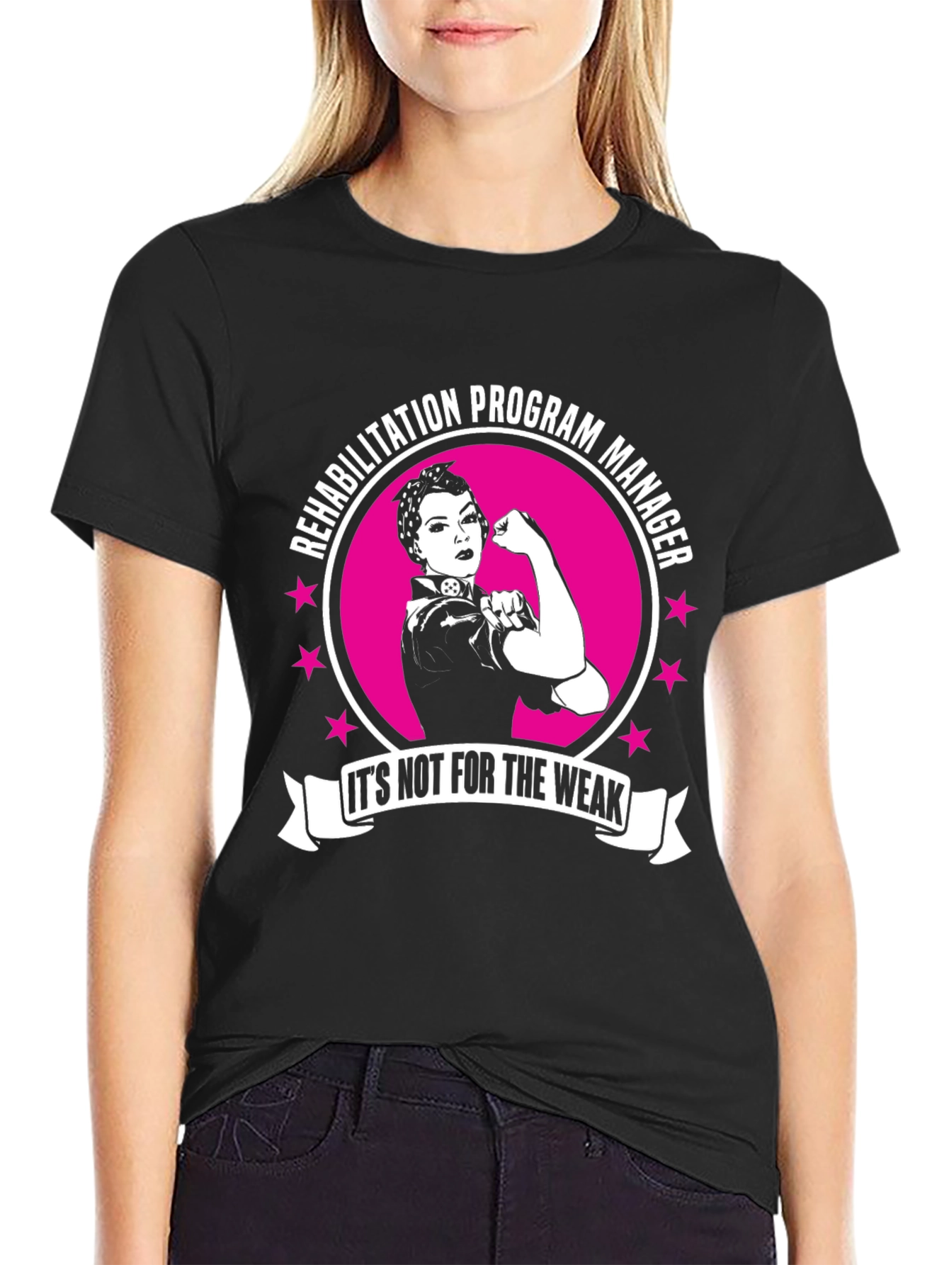 Rehabilitation Program Manager Rosie the Riveter T-Shirt