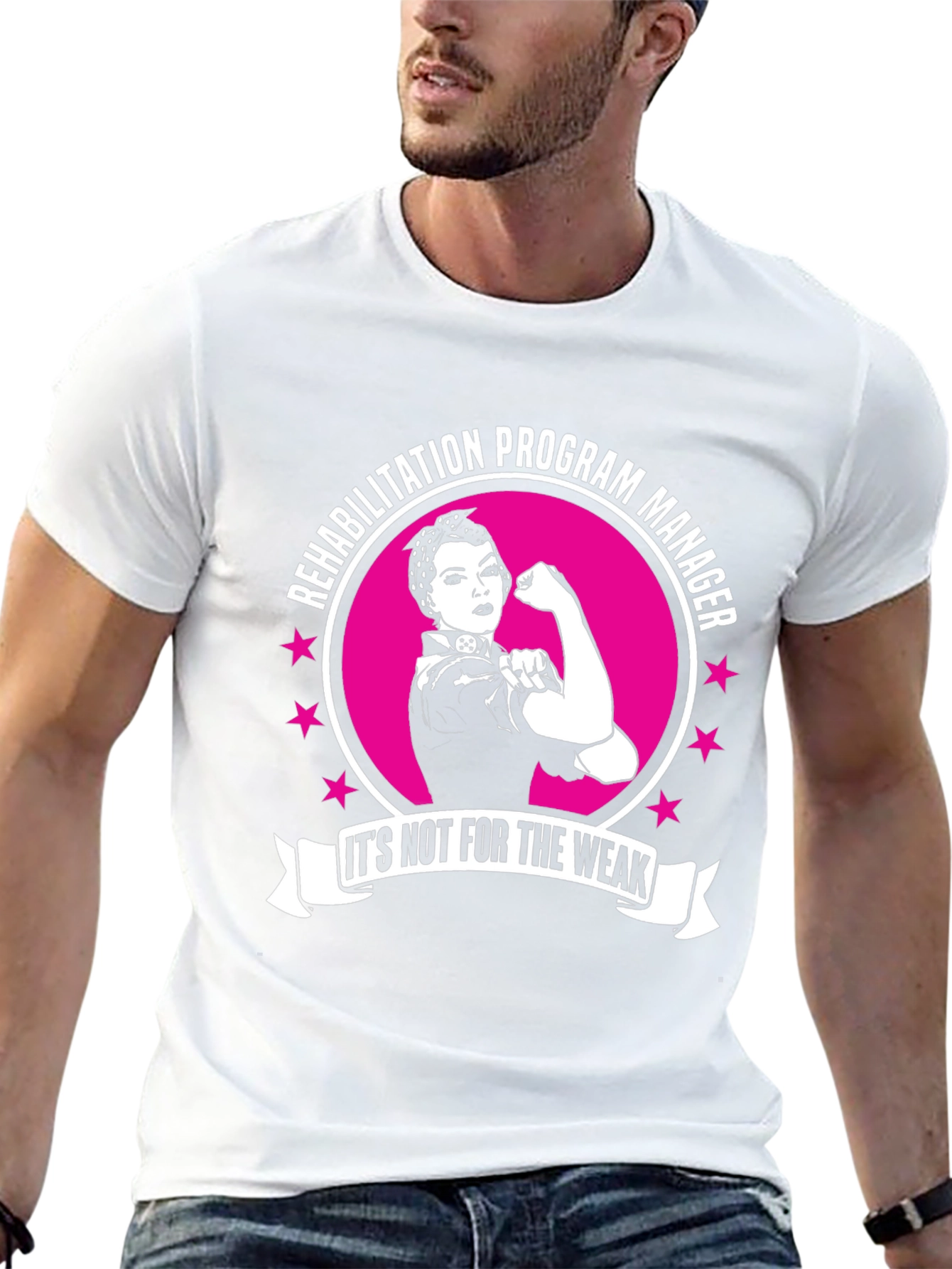 Rehabilitation Program Manager Rosie the Riveter T-Shirt