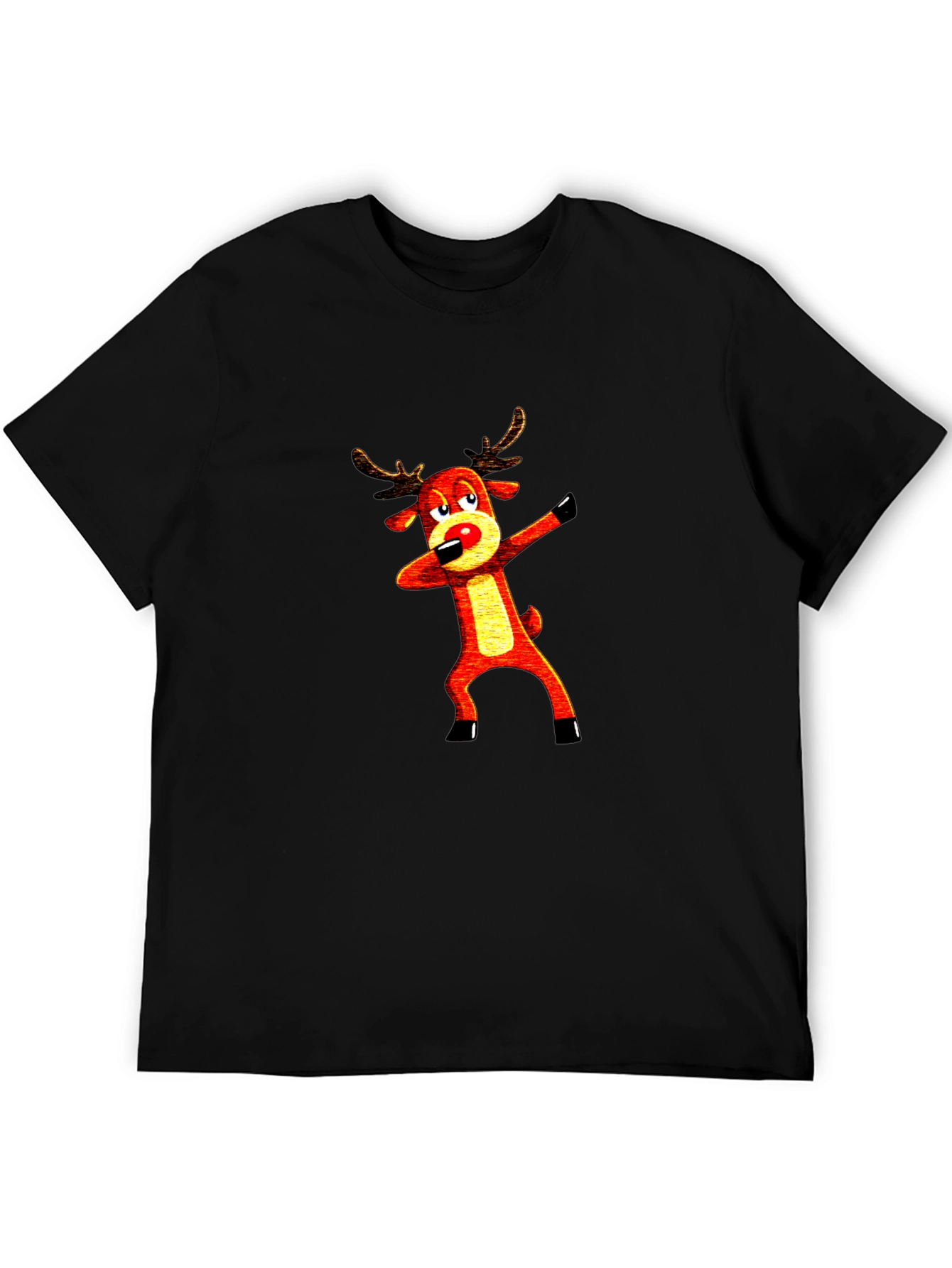 Rudolph Dabbing Crew Neck T-Shirt