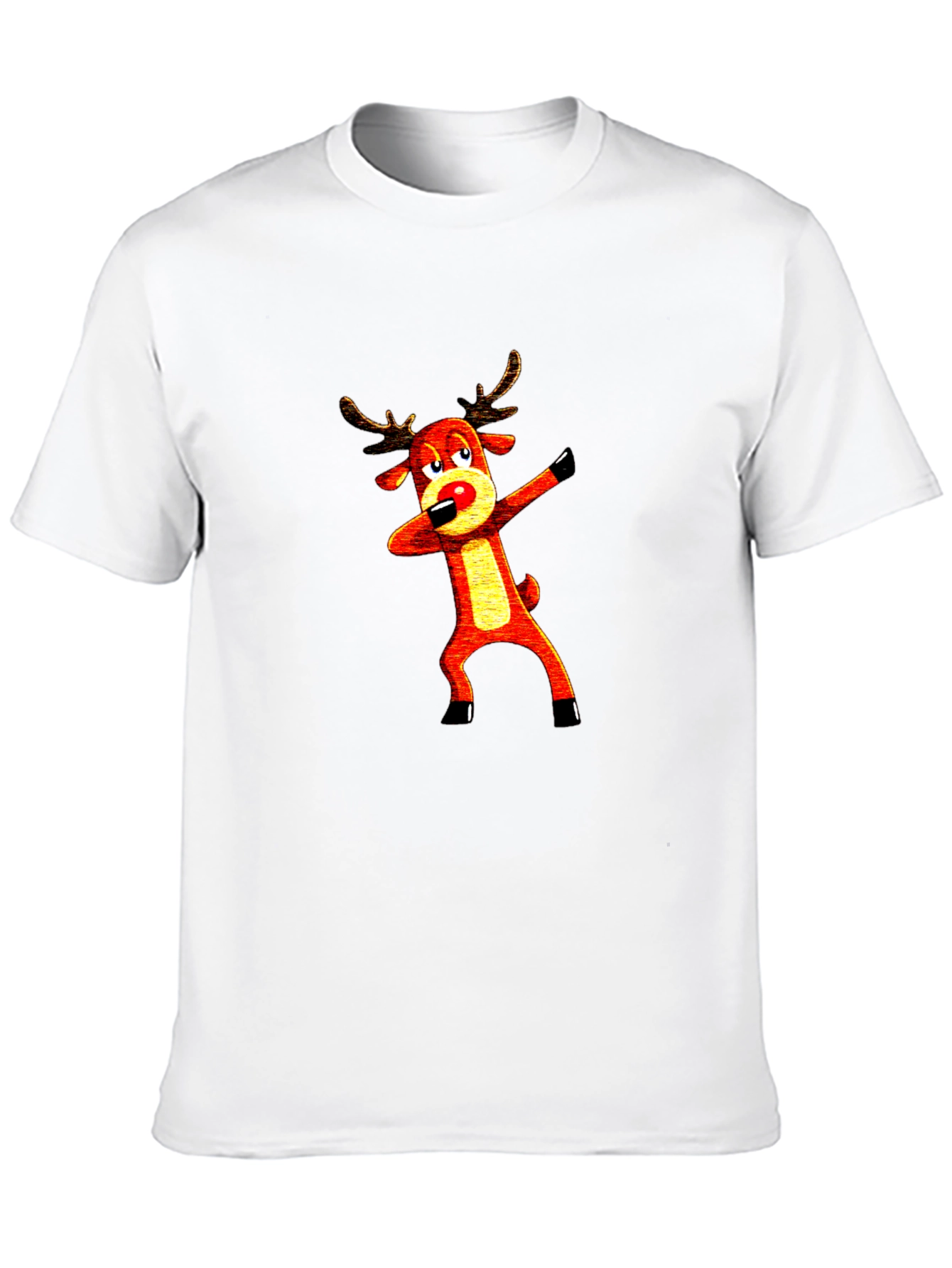 Rudolph Dabbing Crew Neck T-Shirt