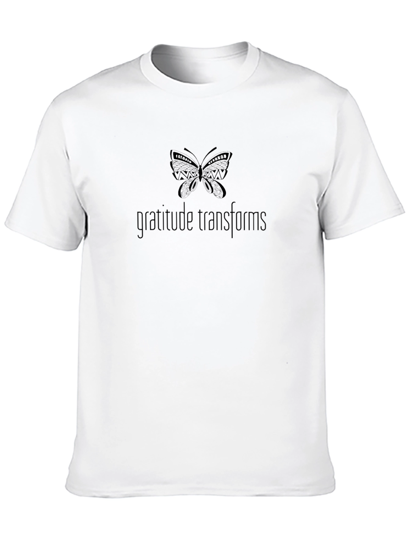 Gratitude Transforms Black T-Shirt