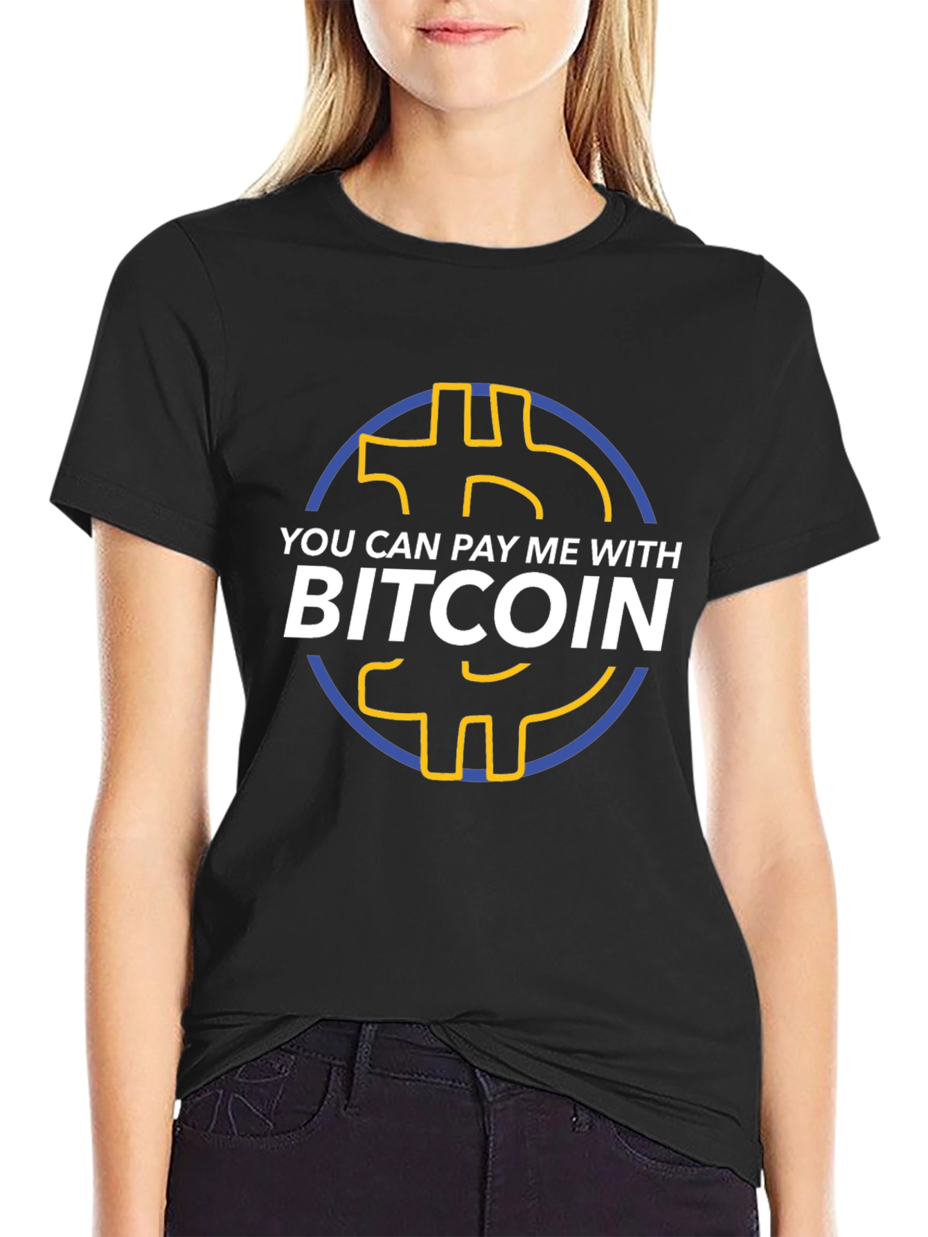 Bitcoin T-Shirt - You Can Pay Me With Bitcoin