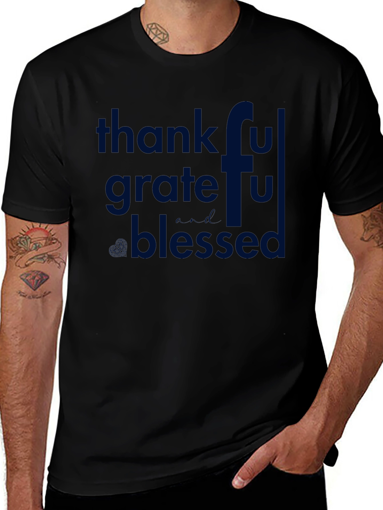 Thankful Grateful Blessed T-Shirt