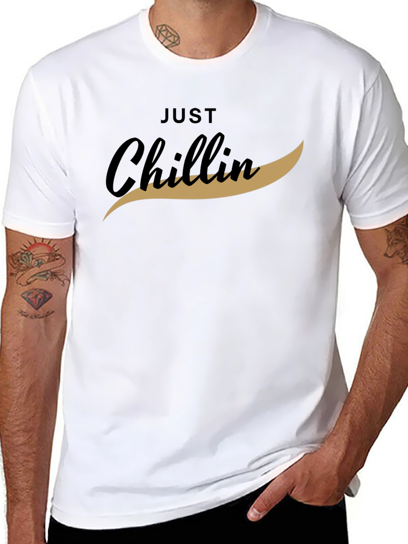 Just Chillin Graphic Tee - Casual Comfort Style