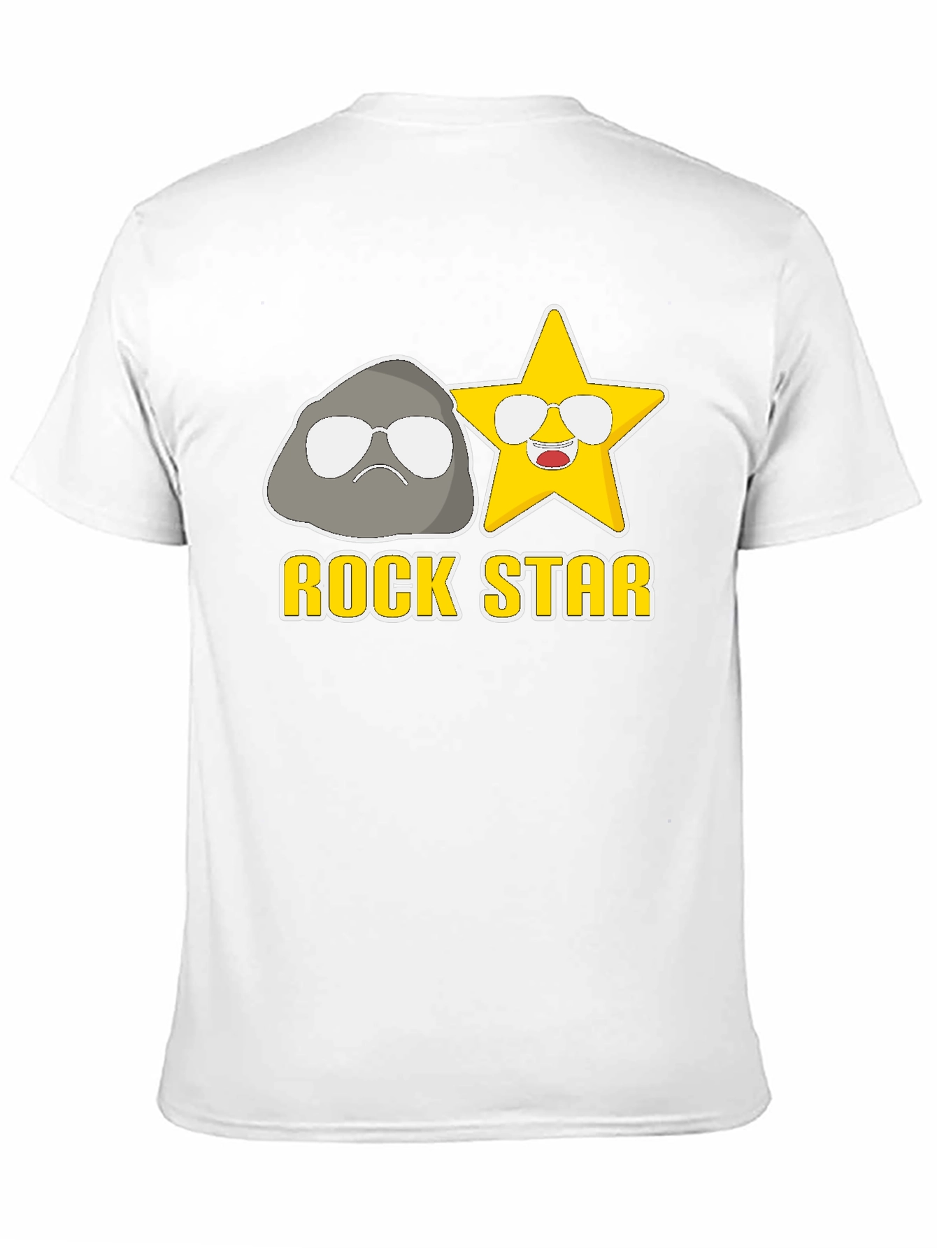 Rock Star Graphic T-Shirt - Unisex Black Tee