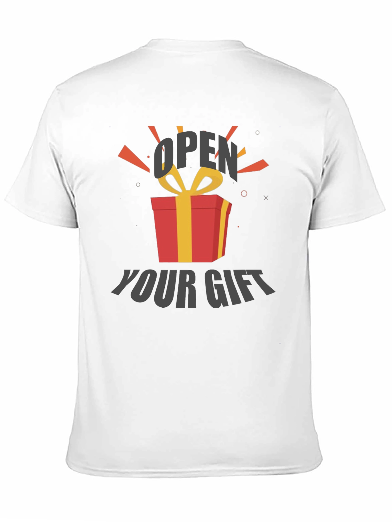 Open Your Gift Graphic Tee - Soft Cotton Blend
