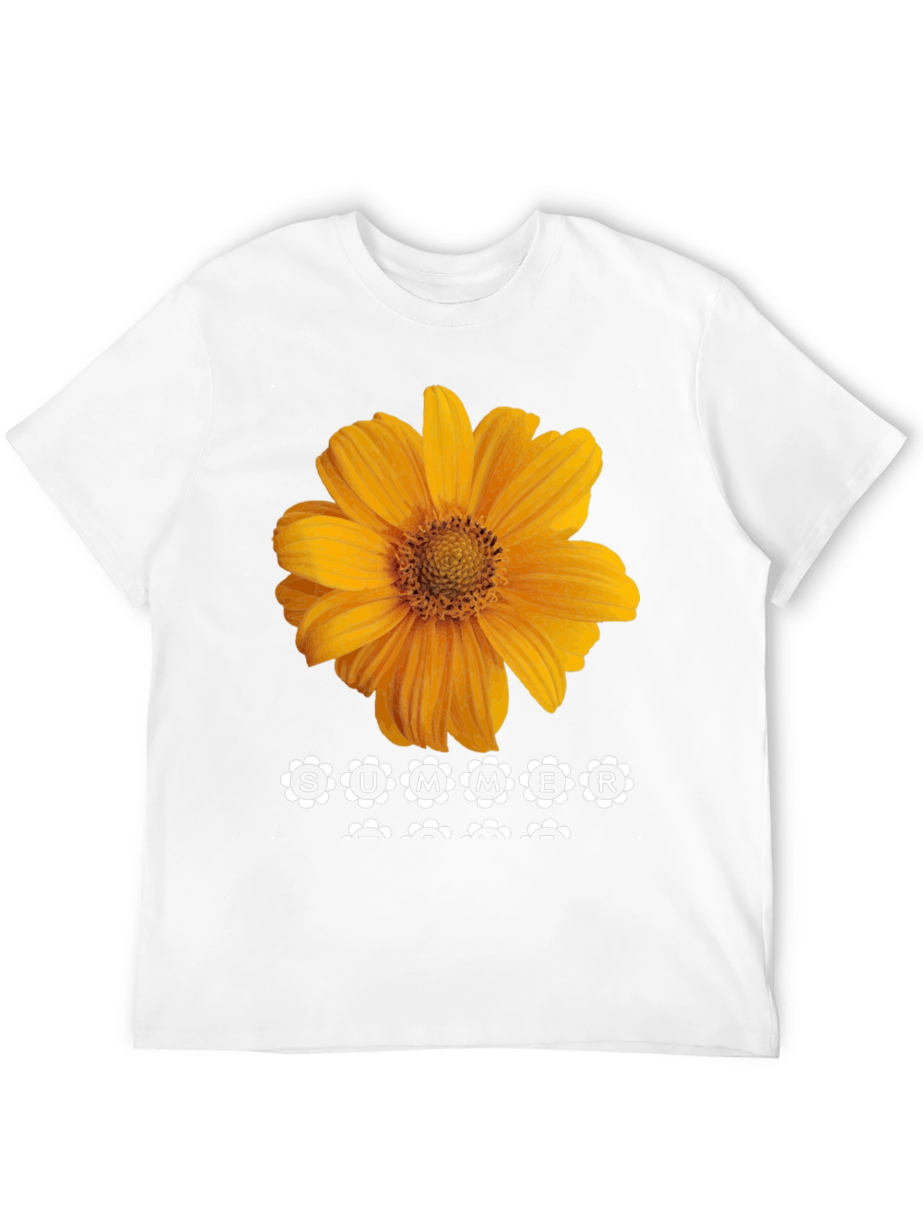 Summer Sunflower Graphic Tee - Black