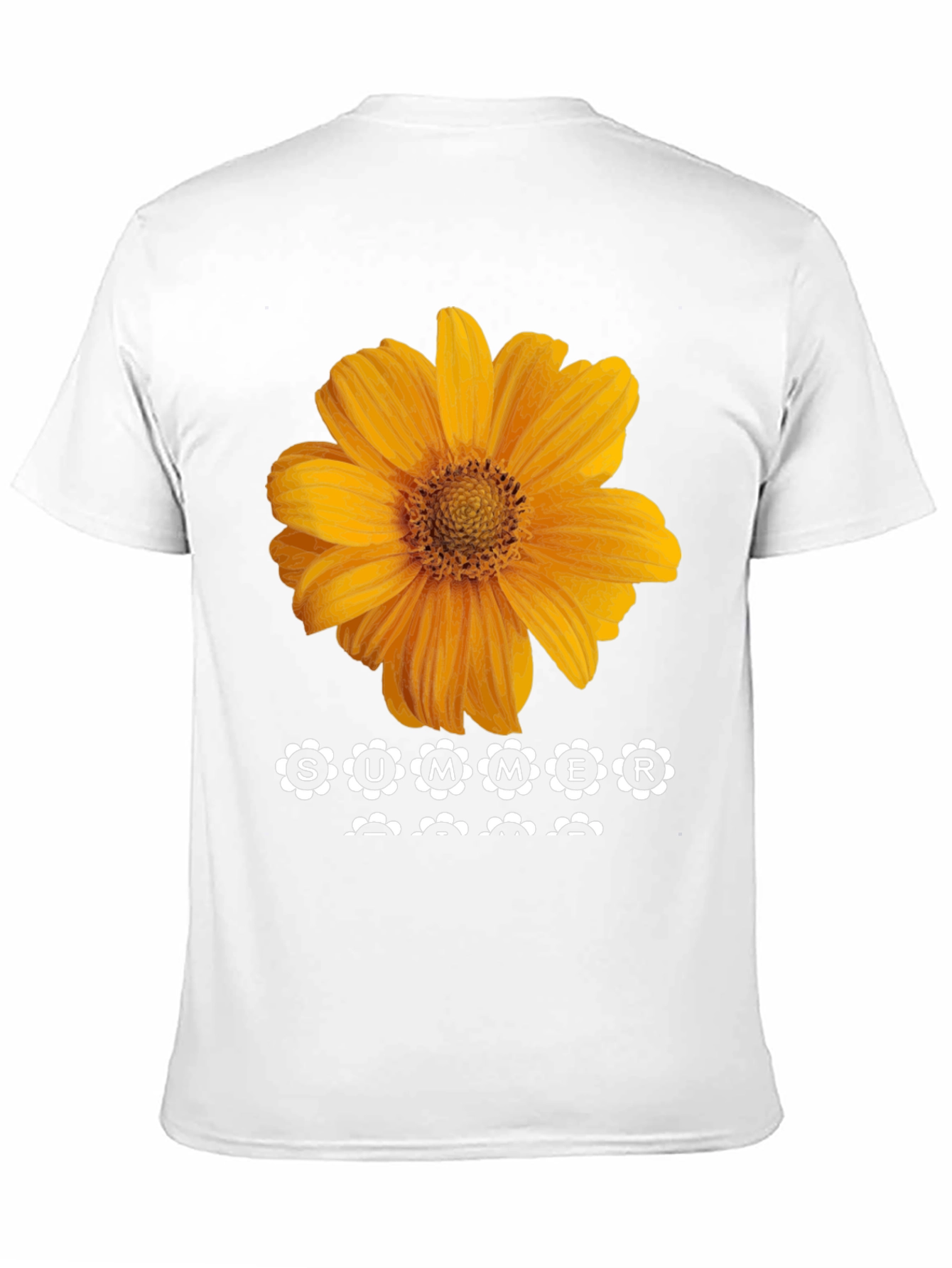 Summer Sunflower Graphic Tee - Black