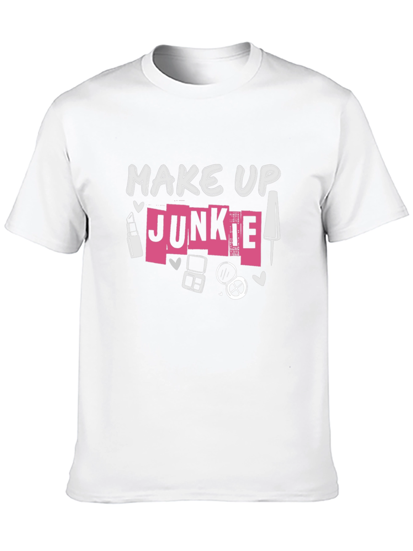 Make Up Junkie Black T-Shirt