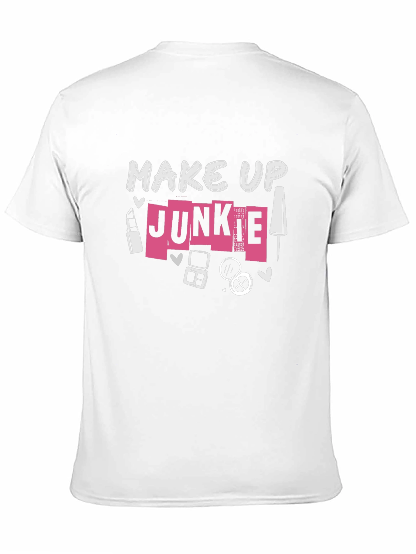 Make Up Junkie Black T-Shirt