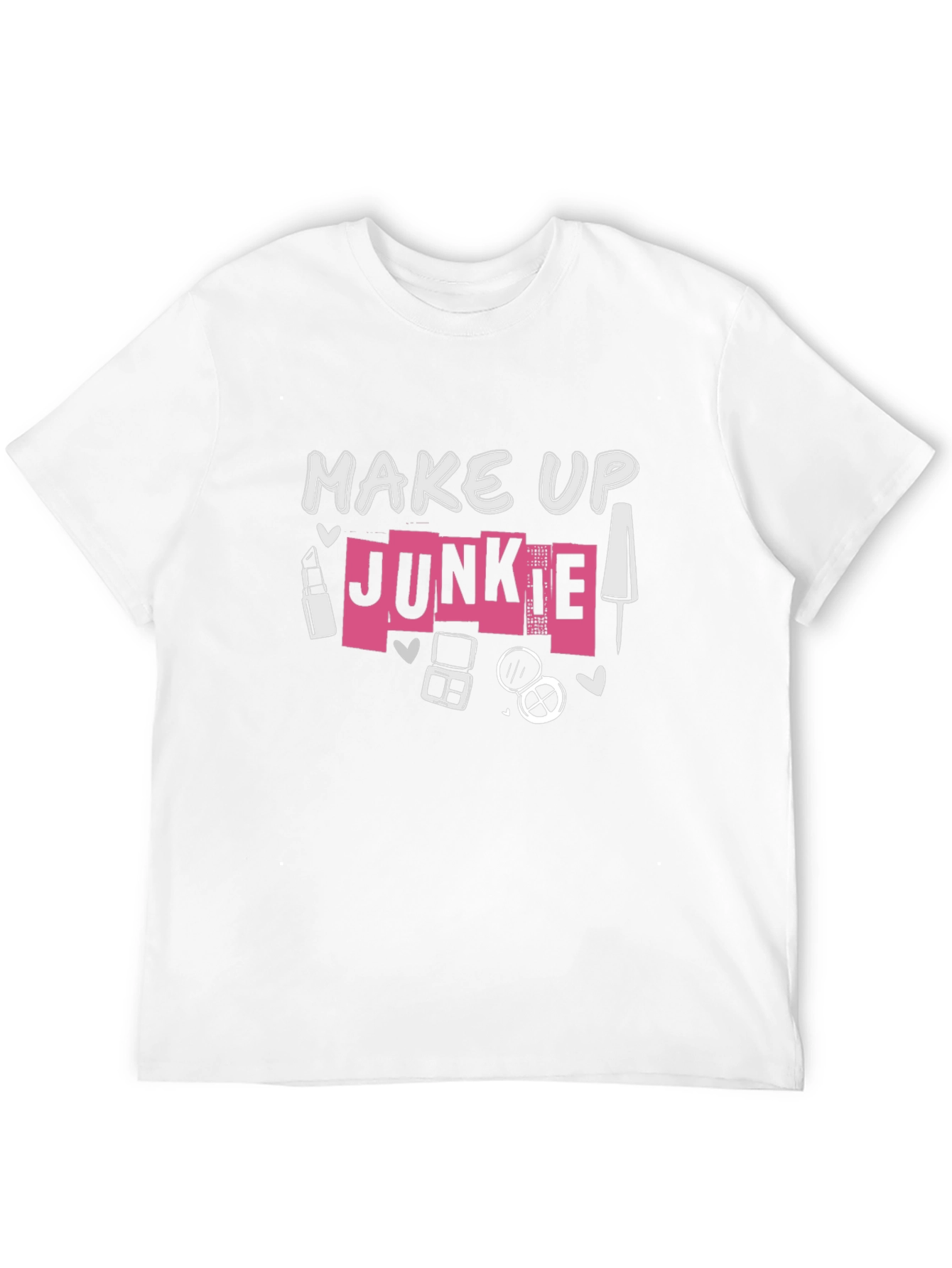 Make Up Junkie Black T-Shirt