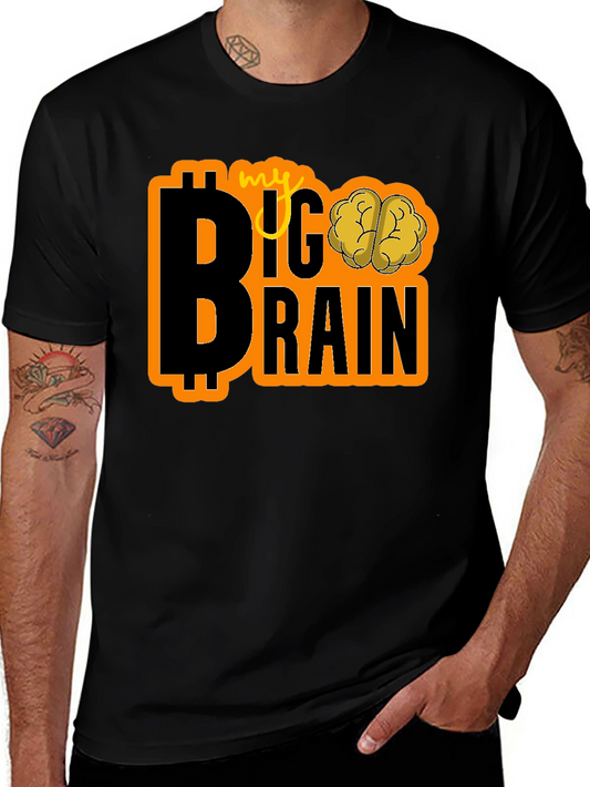 My Big Brain Bitcoin Crypto T-Shirt