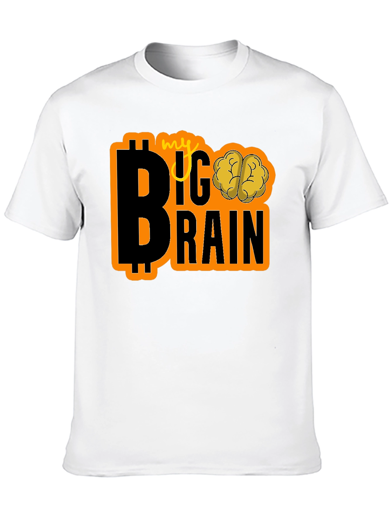 My Big Brain Bitcoin Crypto T-Shirt