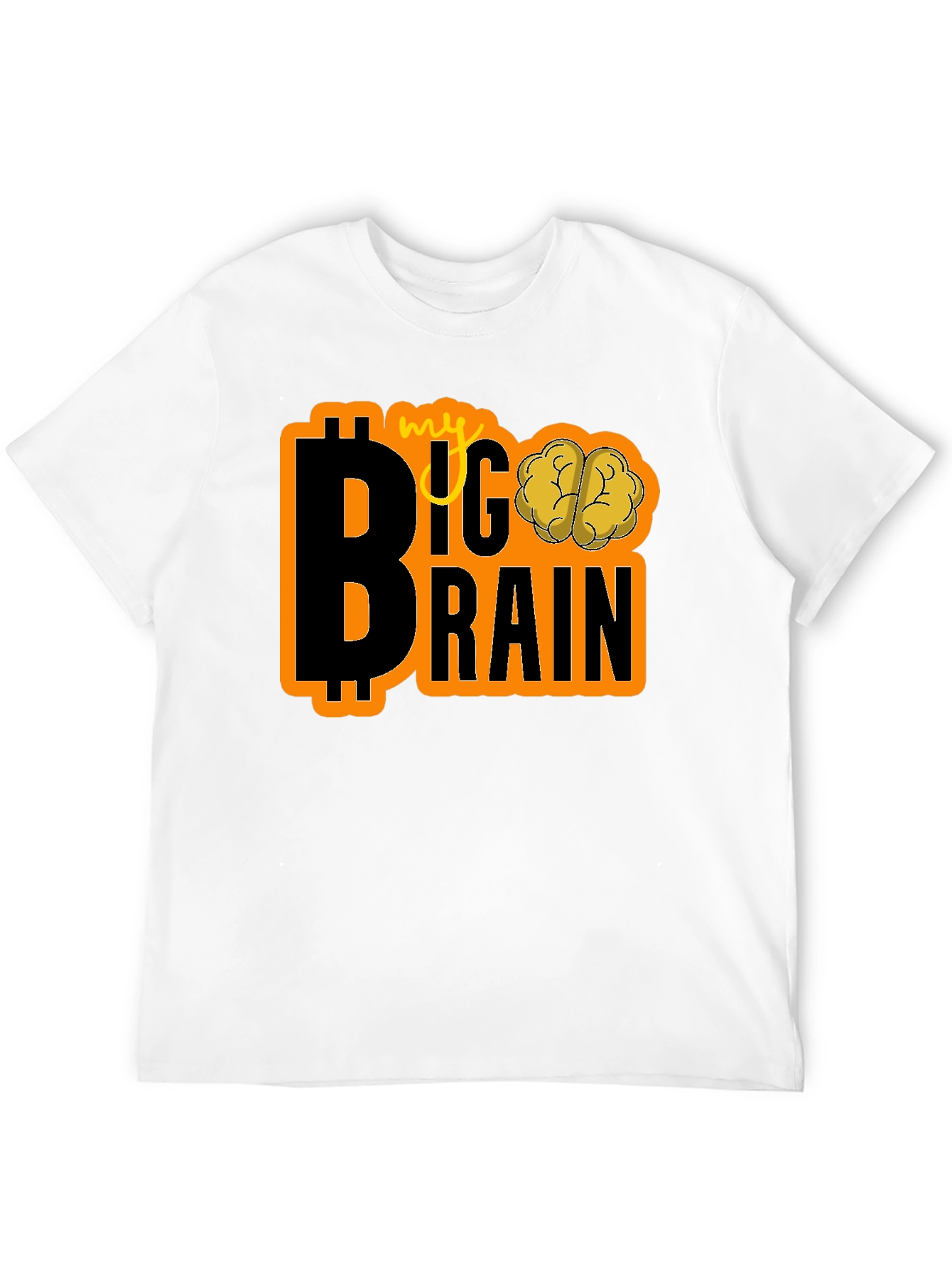 My Big Brain Bitcoin Crypto T-Shirt