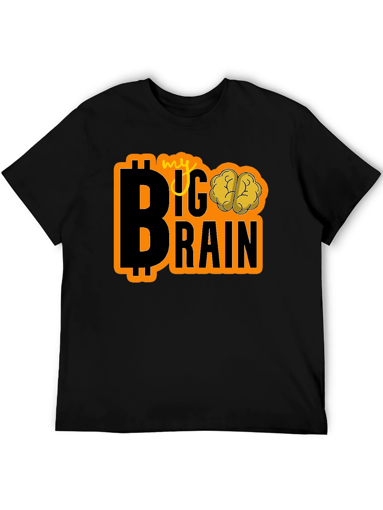 My Big Brain Bitcoin Crypto T-Shirt