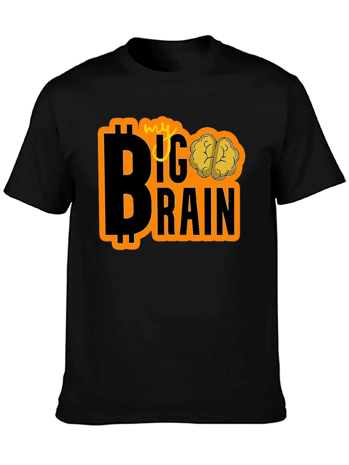 My Big Brain Bitcoin Crypto T-Shirt