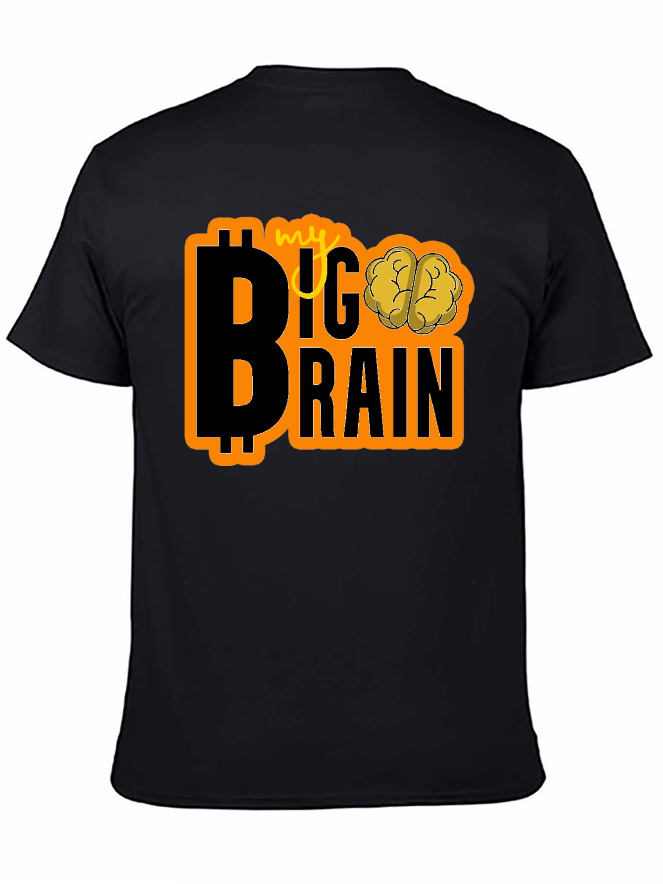 My Big Brain Bitcoin Crypto T-Shirt
