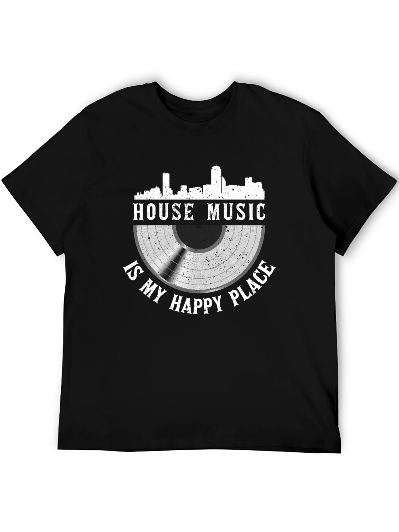 House Music Is My Happy Place Graphic Tee