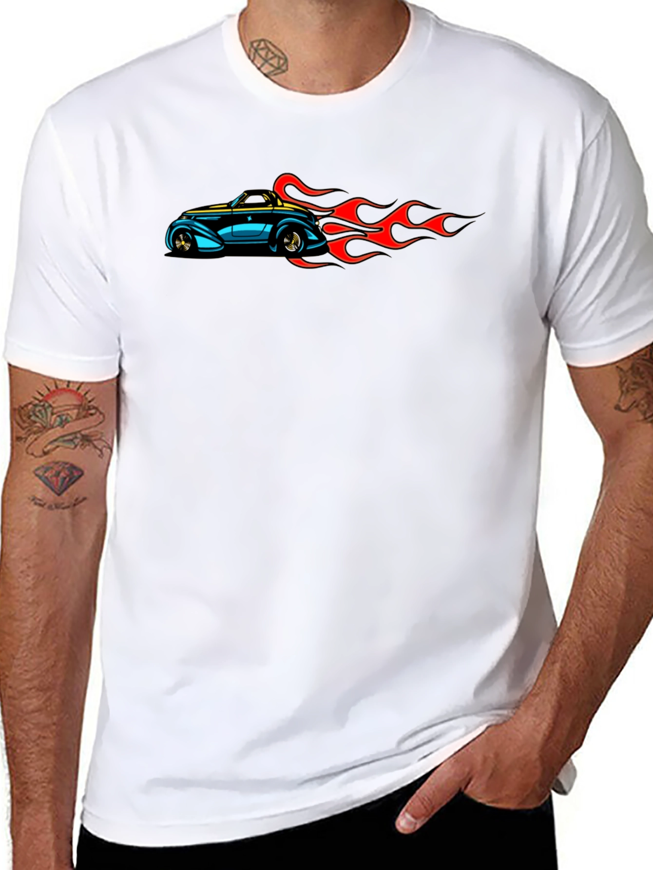 Hot Rod Car Graphic T-Shirt