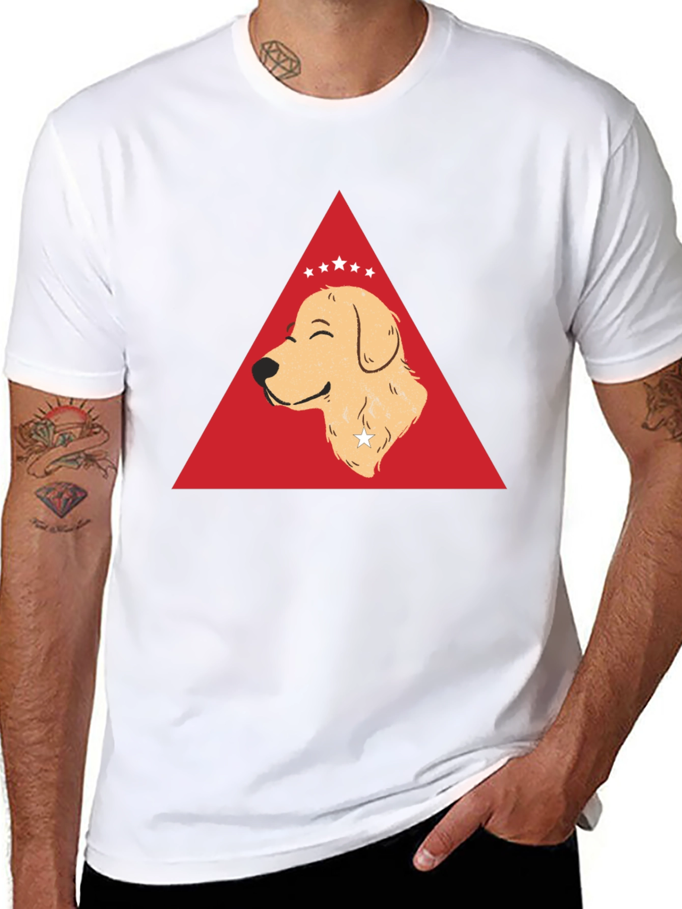 Golden Retriever Graphic Tee - Cute Dog Shirt