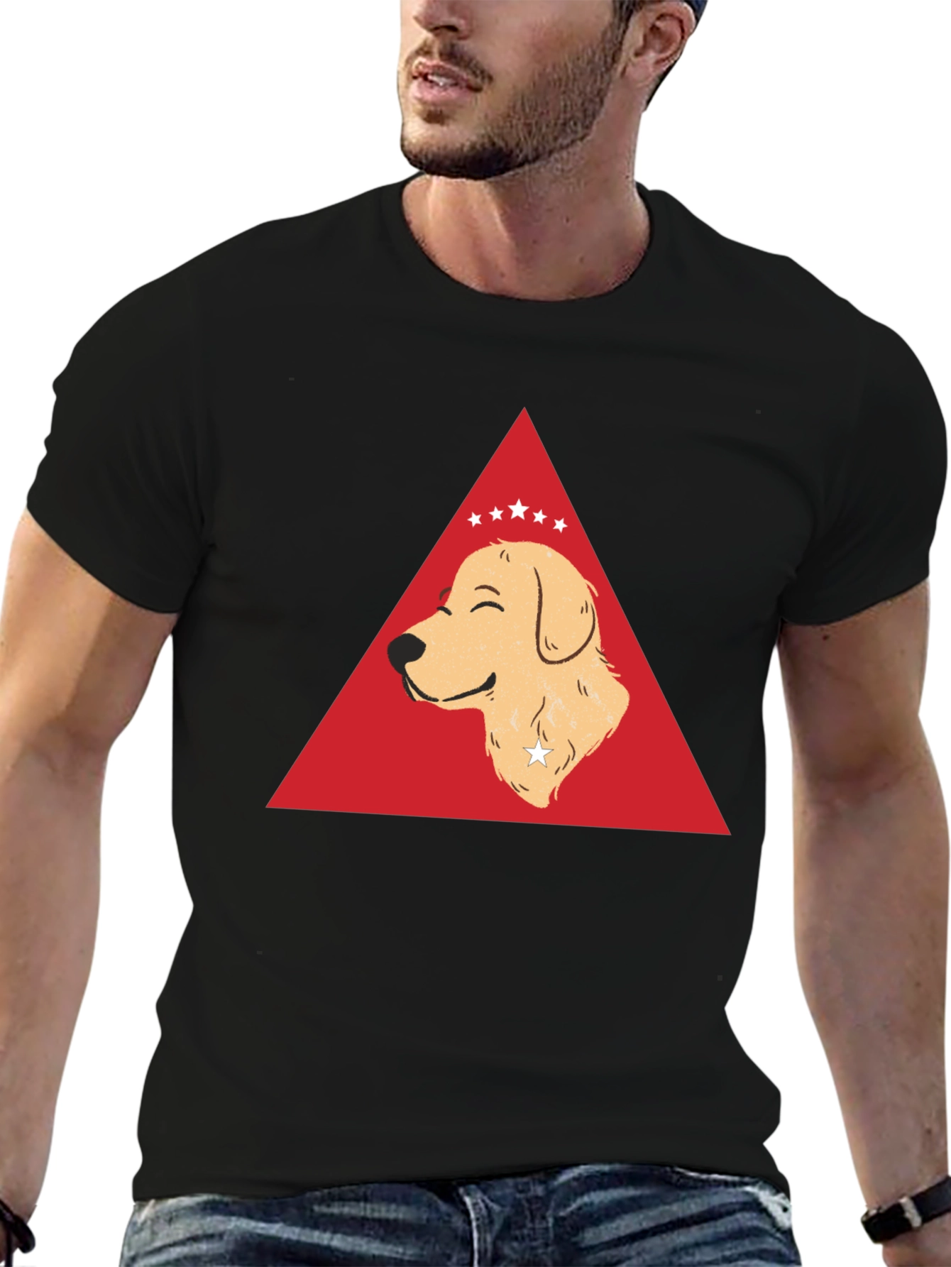 Golden Retriever Graphic Tee - Cute Dog Shirt