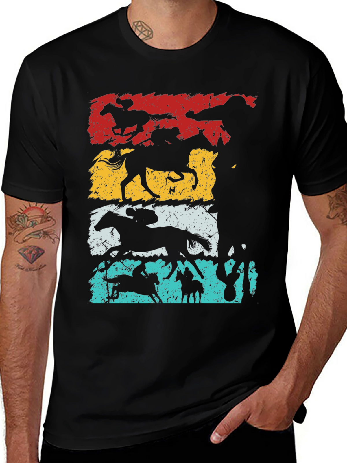 Retro Horse Racing T-Shirt