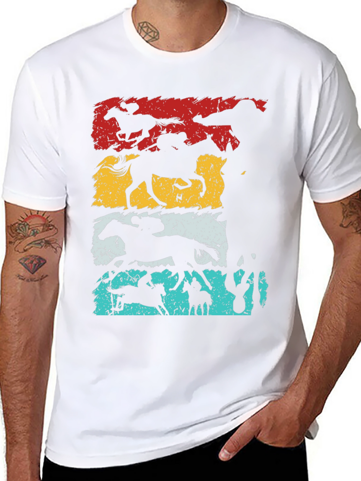 Retro Horse Racing T-Shirt