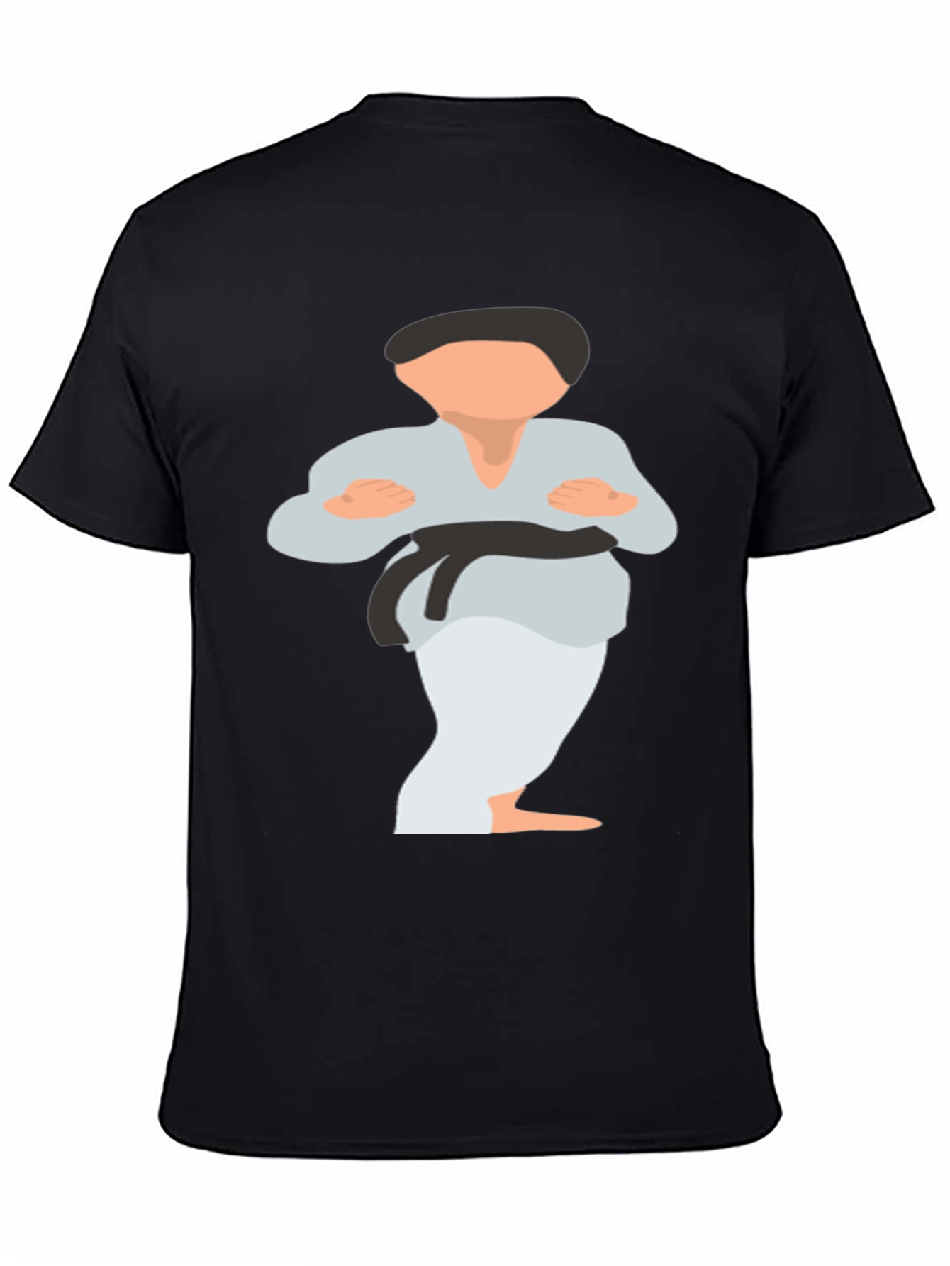 Karate Kid Graphic Tee - Black Martial Arts T-Shirt
