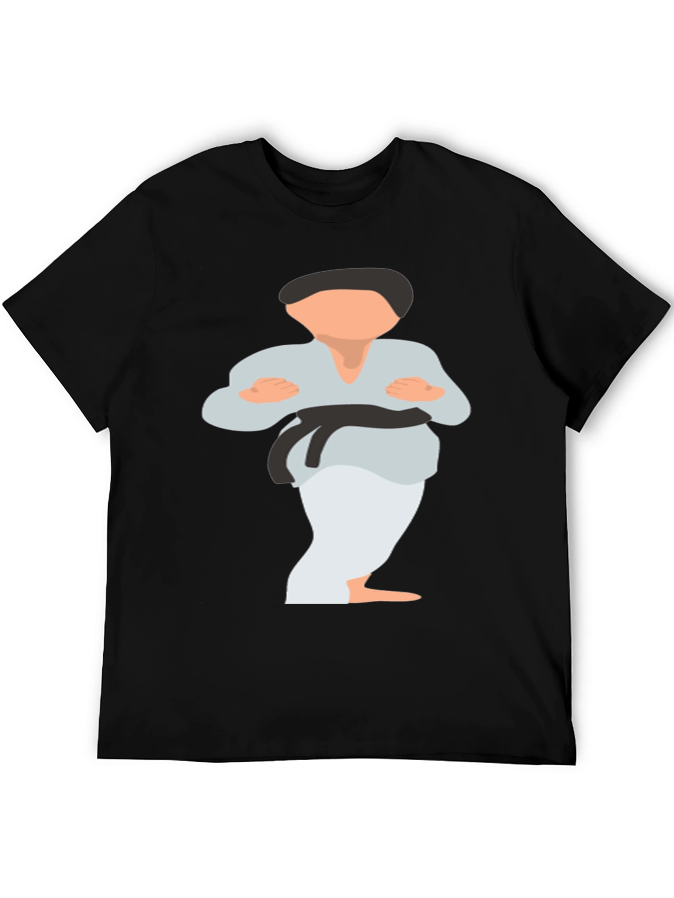 Karate Kid Graphic Tee - Black Martial Arts T-Shirt