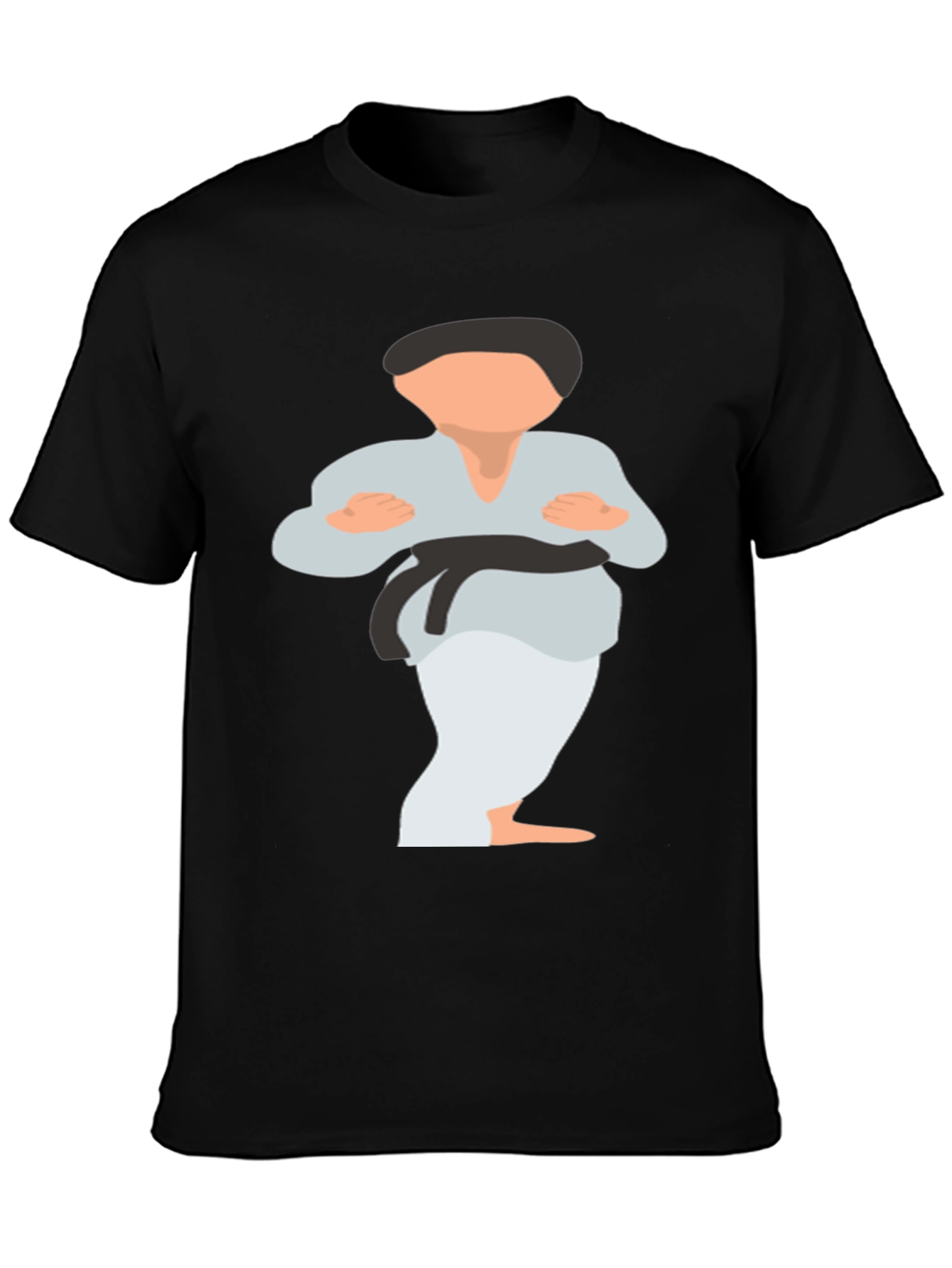 Karate Kid Graphic Tee - Black Martial Arts T-Shirt